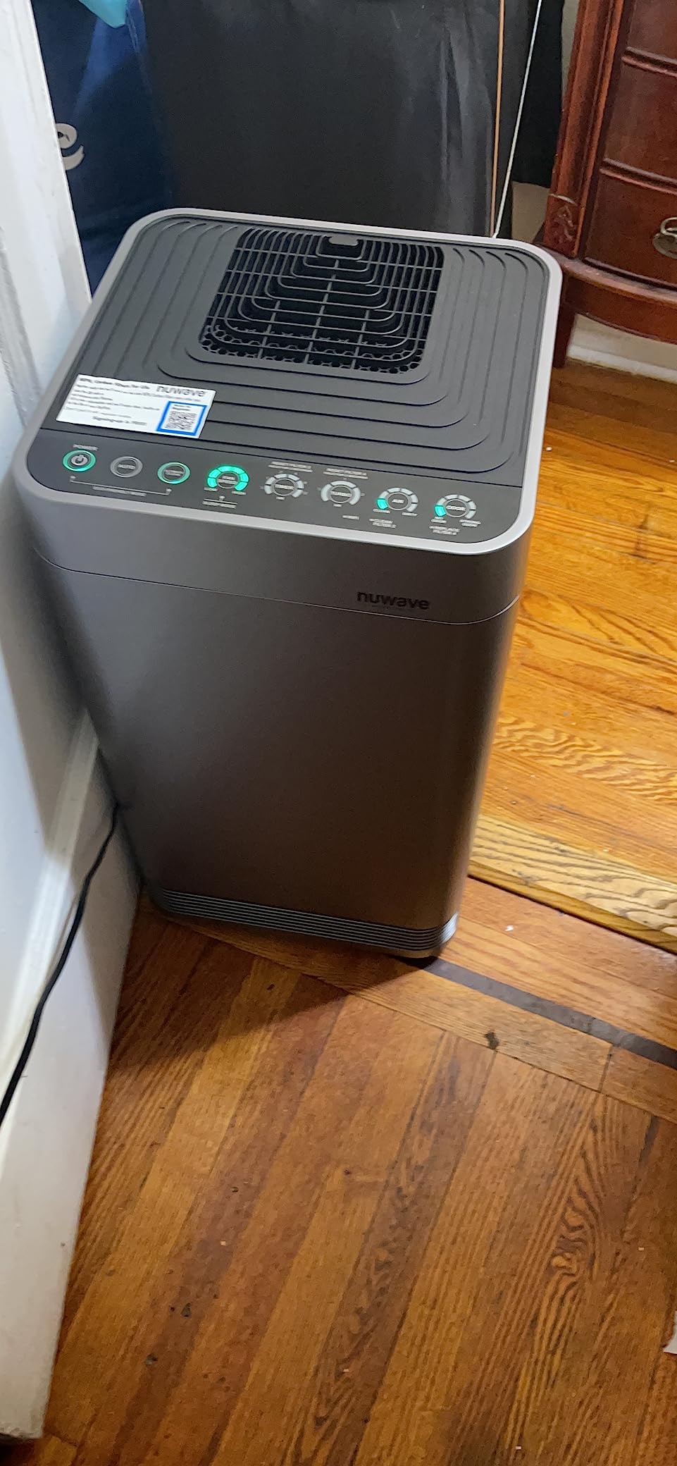 Nuwave Whole House Air Purifiers, Oxypure Smart Air Purifier with 5 Stage Tower Structure Air Filter, Air Quality & Odor Sensors, Sleep Mode for Bedroom, Remove 99.99% of Dust, Smoke, Pollen, Allergen Customer Review Nuwave Whole House Air Purifiers, Oxypure Smart Air Purifier with 5 Stage Tower Structure Air Filter, Air Quality & Odor Sensors, Sleep Mode for Bedroom, Remove 99.99% of Dust, Smoke, Pollen, Allergen - Customer Photo 1