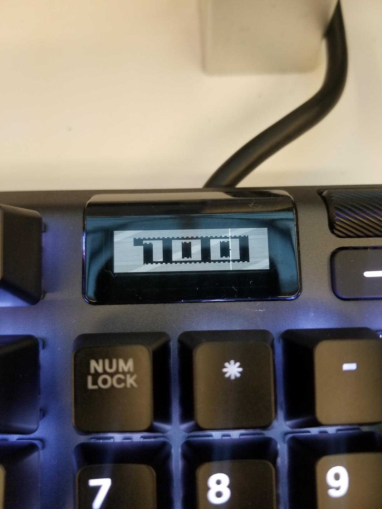SteelSeries Apex 7 Mechanical Gaming Keyboard – OLED Smart Display – USB Passthrough and Media Controls – Linear , Quiet – RGB Backlit (Red Switch) Customer Review SteelSeries Apex 7 Mechanical Gaming Keyboard – OLED Smart Display – USB Passthrough and Media Controls – Linear , Quiet – RGB Backlit (Red Switch) - Customer Photo 2