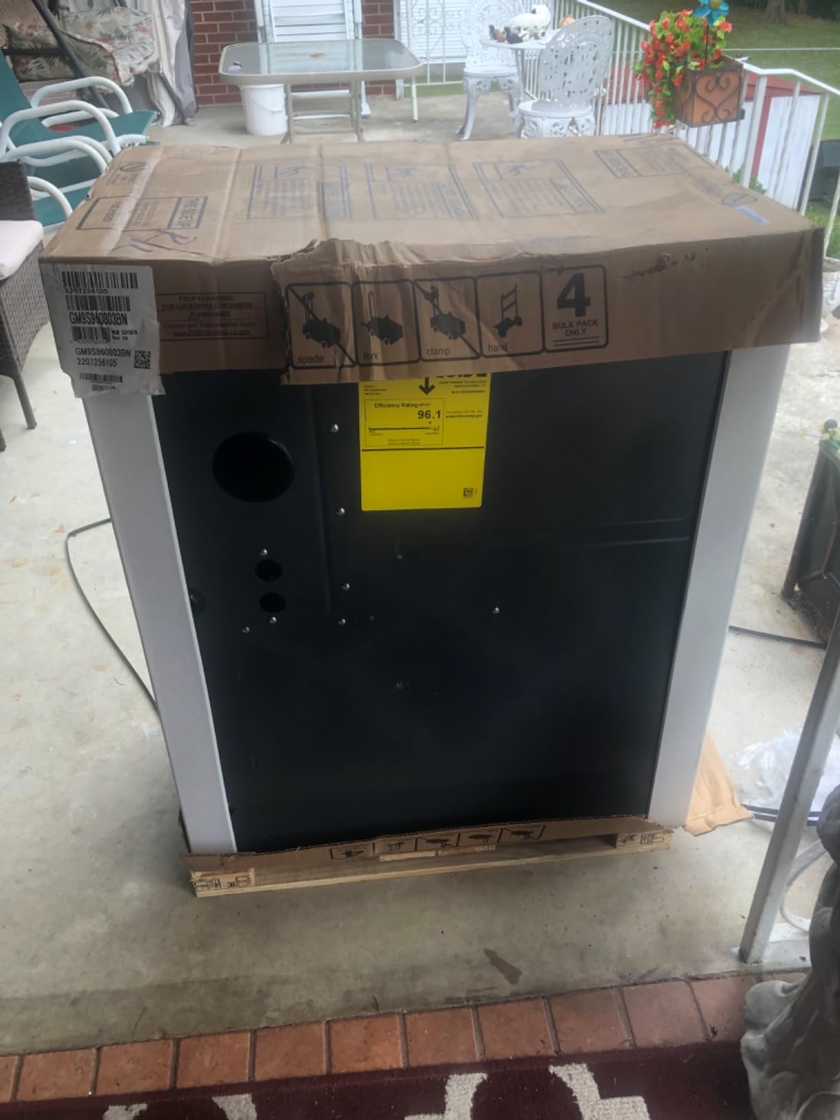 Goodman 80,000 BTU 96% Efficiency Multi-Speed, Single-Stage upflow/Horizontal Furnace Model: (GR9S960803BN) Cabinet is 17.5 inches wide-R32 Ready-Nationwide Installation-NOT Including CA Customer Review Goodman 80,000 BTU 96% Efficiency Multi-Speed, Single-Stage upflow/Horizontal Furnace Model: (GR9S960803BN) Cabinet is 17.5 inches wide-R32 Ready-Nationwide Installation-NOT Including CA - Customer Photo 2
