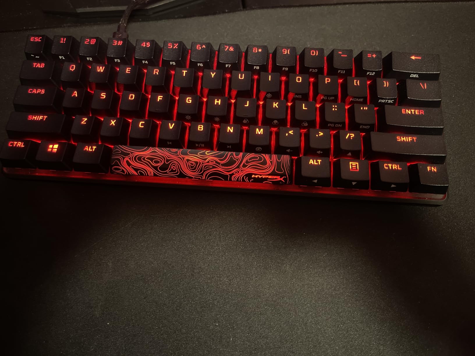 HyperX Alloy Origins Core - Tenkeyless Mechanical Gaming Keyboard, Software Controlled Light & Macro Customization, Compact Form Factor, RGB LED Backlit, Linear HyperX Red Switch,Black Customer Review HyperX Alloy Origins Core - Tenkeyless Mechanical Gaming Keyboard, Software Controlled Light & Macro Customization, Compact Form Factor, RGB LED Backlit, Linear HyperX Red Switch,Black - Customer Photo 1