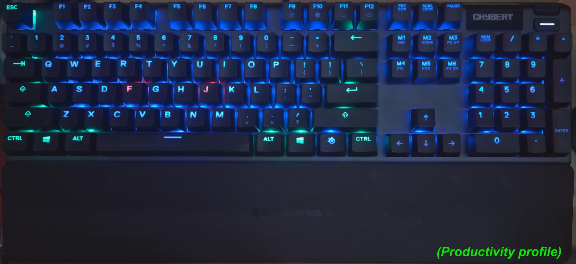 SteelSeries Apex 3 RGB Gaming Keyboard – 10-Zone RGB Illumination – IP32 Water Resistant – Premium Magnetic Wrist Rest (Whisper Quiet Gaming Switch) Customer Review SteelSeries Apex 3 RGB Gaming Keyboard – 10-Zone RGB Illumination – IP32 Water Resistant – Premium Magnetic Wrist Rest (Whisper Quiet Gaming Switch) - Customer Photo 2