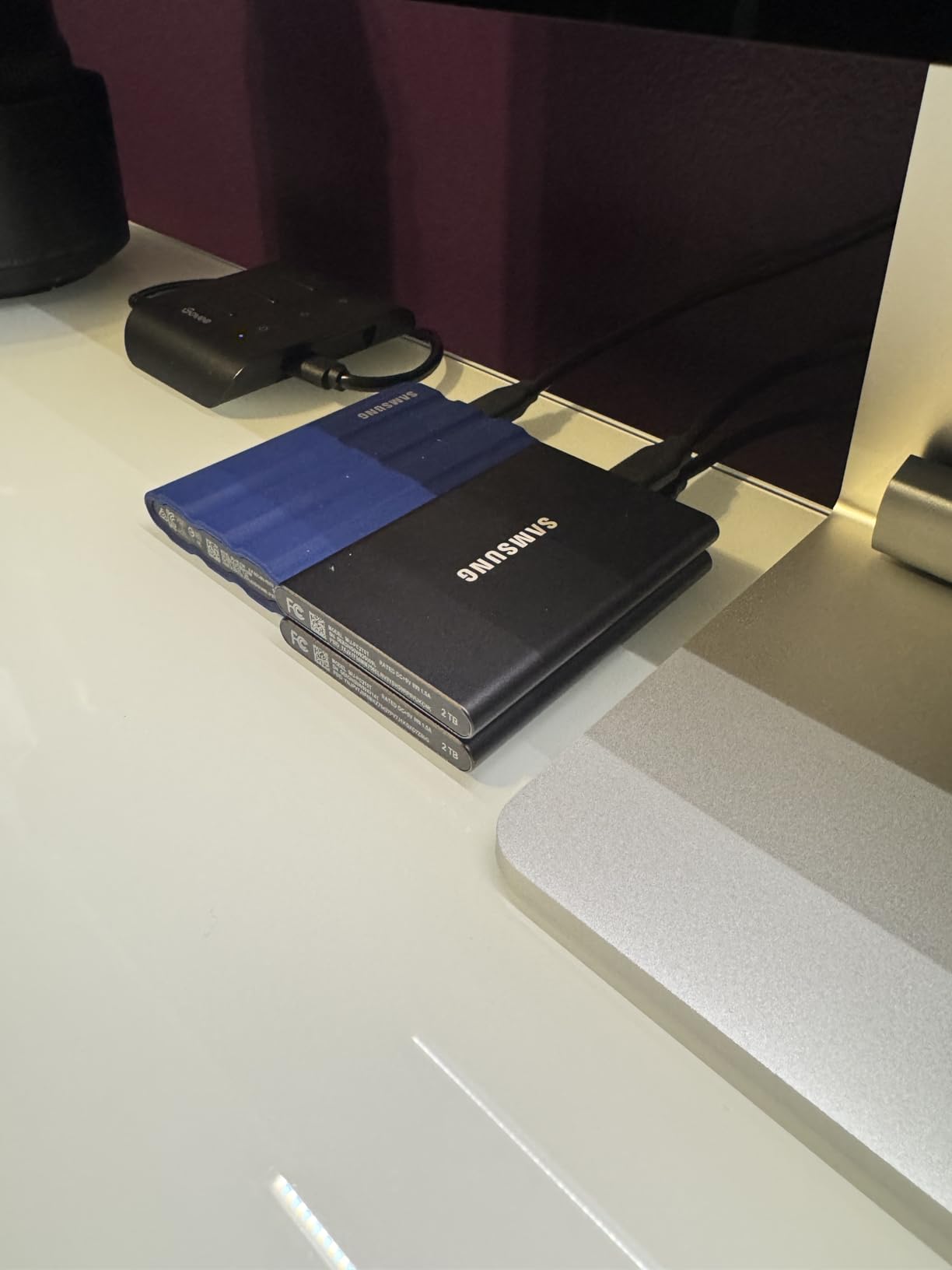 SAMSUNG T7 Portable SSD, 1TB External Solid State Drive, Speeds Up to 1,050MB/s, USB 3.2 Gen 2, Reliable Storage for Gaming, Students, Professionals, MU-PC1T0T/AM, Gray Customer Review SAMSUNG T7 Portable SSD, 1TB External Solid State Drive, Speeds Up to 1,050MB/s, USB 3.2 Gen 2, Reliable Storage for Gaming, Students, Professionals, MU-PC1T0T/AM, Gray - Customer Photo 4