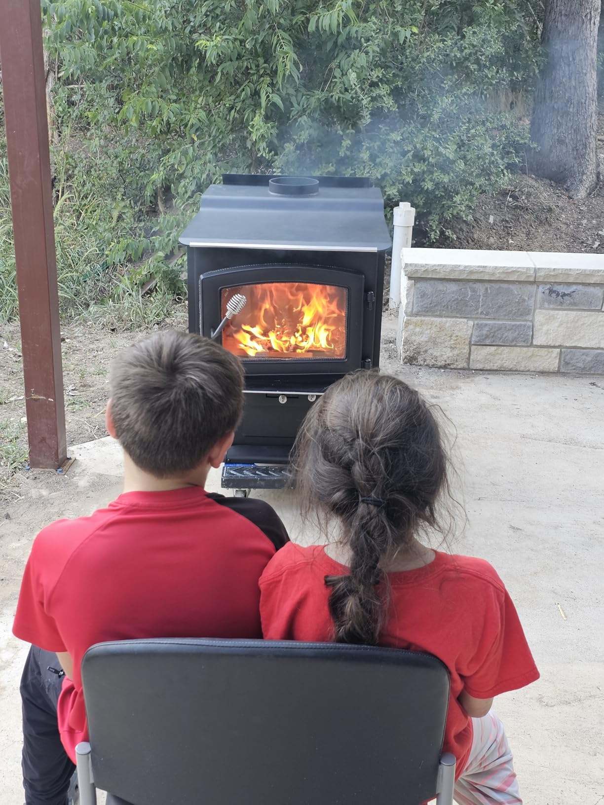 Ashely Hearth AW3200E-P 3,200 Sq. Ft. EPA Certified Pedestal Wood Burning Stove with Blower Customer Review Ashely Hearth AW3200E-P 3,200 Sq. Ft. EPA Certified Pedestal Wood Burning Stove with Blower - Customer Photo 1
