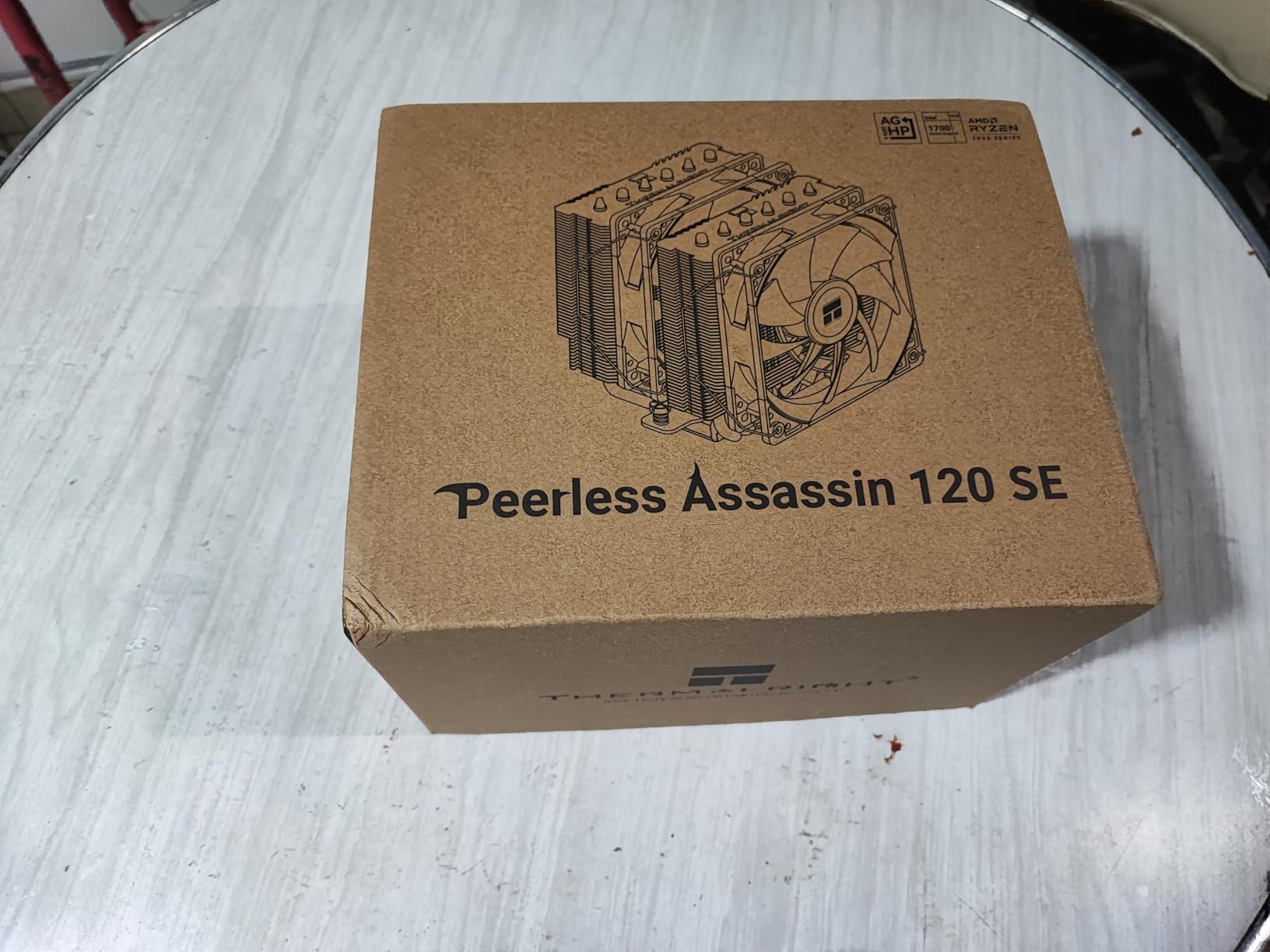 Thermalright Peerless Assassin 120 SE CPU Cooler, 6 Heat Pipes AGHP Technology, Dual 120mm PWM Fans, 1550RPM Speed, for AMD:AM4 AM5/Intel LGA 1700/1150/1151/1200/1851,PC Cooler Customer Review Thermalright Peerless Assassin 120 SE CPU Cooler, 6 Heat Pipes AGHP Technology, Dual 120mm PWM Fans, 1550RPM Speed, for AMD:AM4 AM5/Intel LGA 1700/1150/1151/1200/1851,PC Cooler - Customer Photo 1