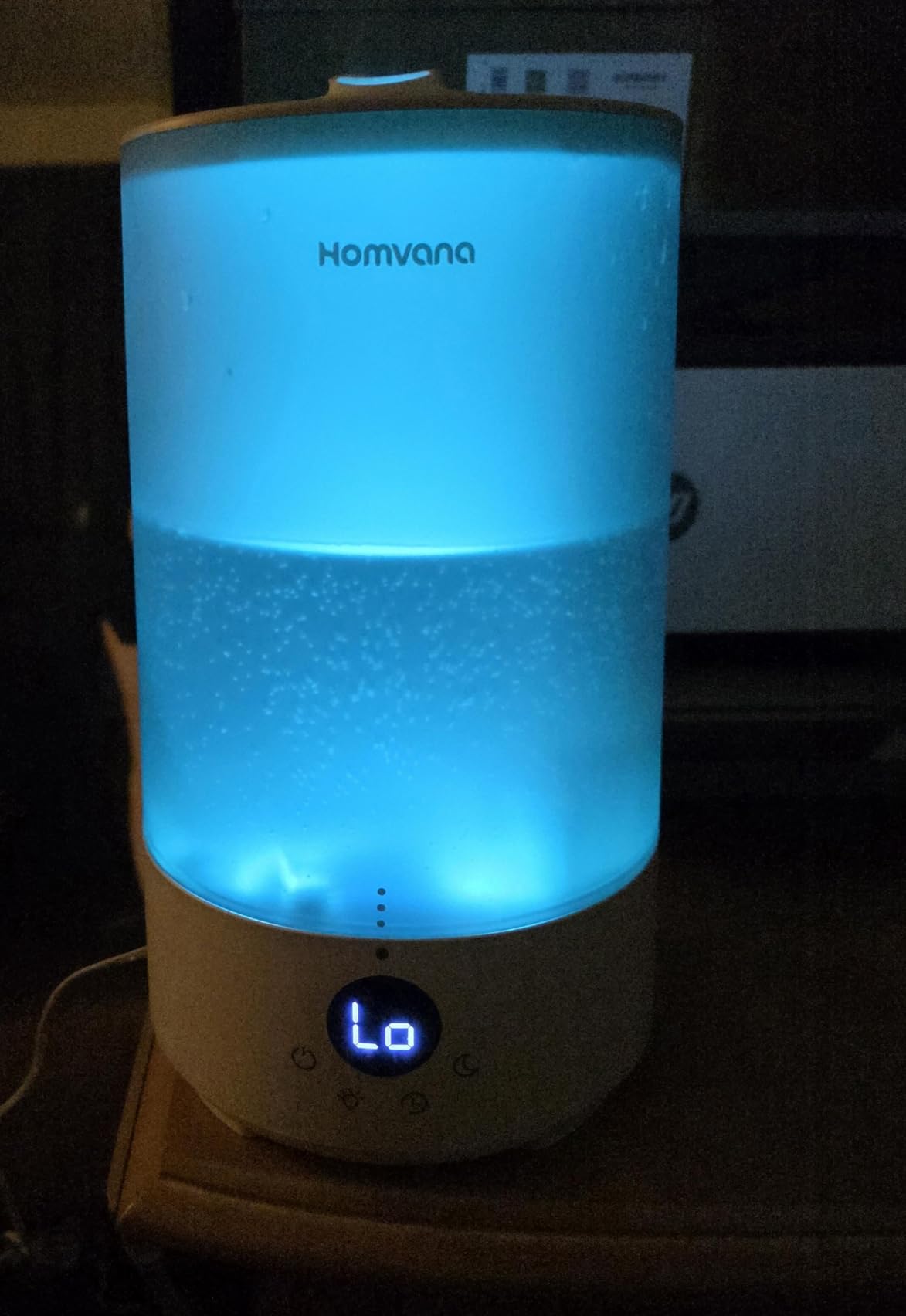 Homvana Humidifiers for Bedroom Home, 3.6 L Cool Mist Top-Fill 34H Super Long Time, Quiet 23dB, Baby Humidifier, Oil Diffuser for Large Room, Plants, Nursery, Office BPA FREE, 7 Color Light Ultrasonic Customer Review Homvana Humidifiers for Bedroom Home, 3.6 L Cool Mist Top-Fill 34H Super Long Time, Quiet 23dB, Baby Humidifier, Oil Diffuser for Large Room, Plants, Nursery, Office BPA FREE, 7 Color Light Ultrasonic - Customer Photo 4