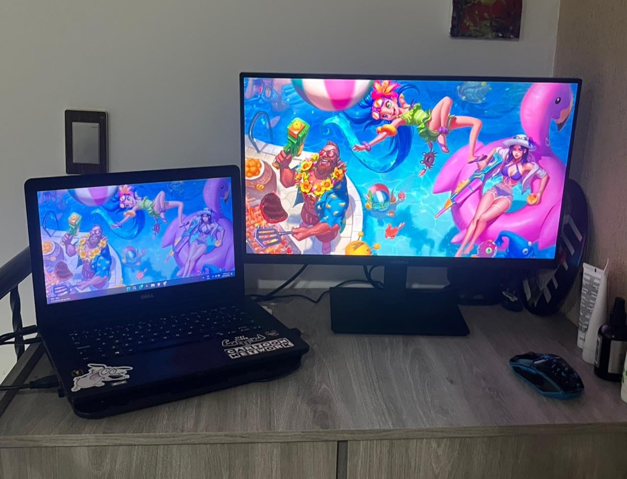 KOORUI 24-inch Computer Monitor Full HD 1920 x 1080p 100Hz VA Display 3000:1 Contrast Ratio with HDMI VGA, Three-Sided Slim Bezels, 100 x 100 mm VESA Mountable, Ergonomic Tilt, Black Customer Review KOORUI 24-inch Computer Monitor Full HD 1920 x 1080p 100Hz VA Display 3000:1 Contrast Ratio with HDMI VGA, Three-Sided Slim Bezels, 100 x 100 mm VESA Mountable, Ergonomic Tilt, Black - Customer Photo 2