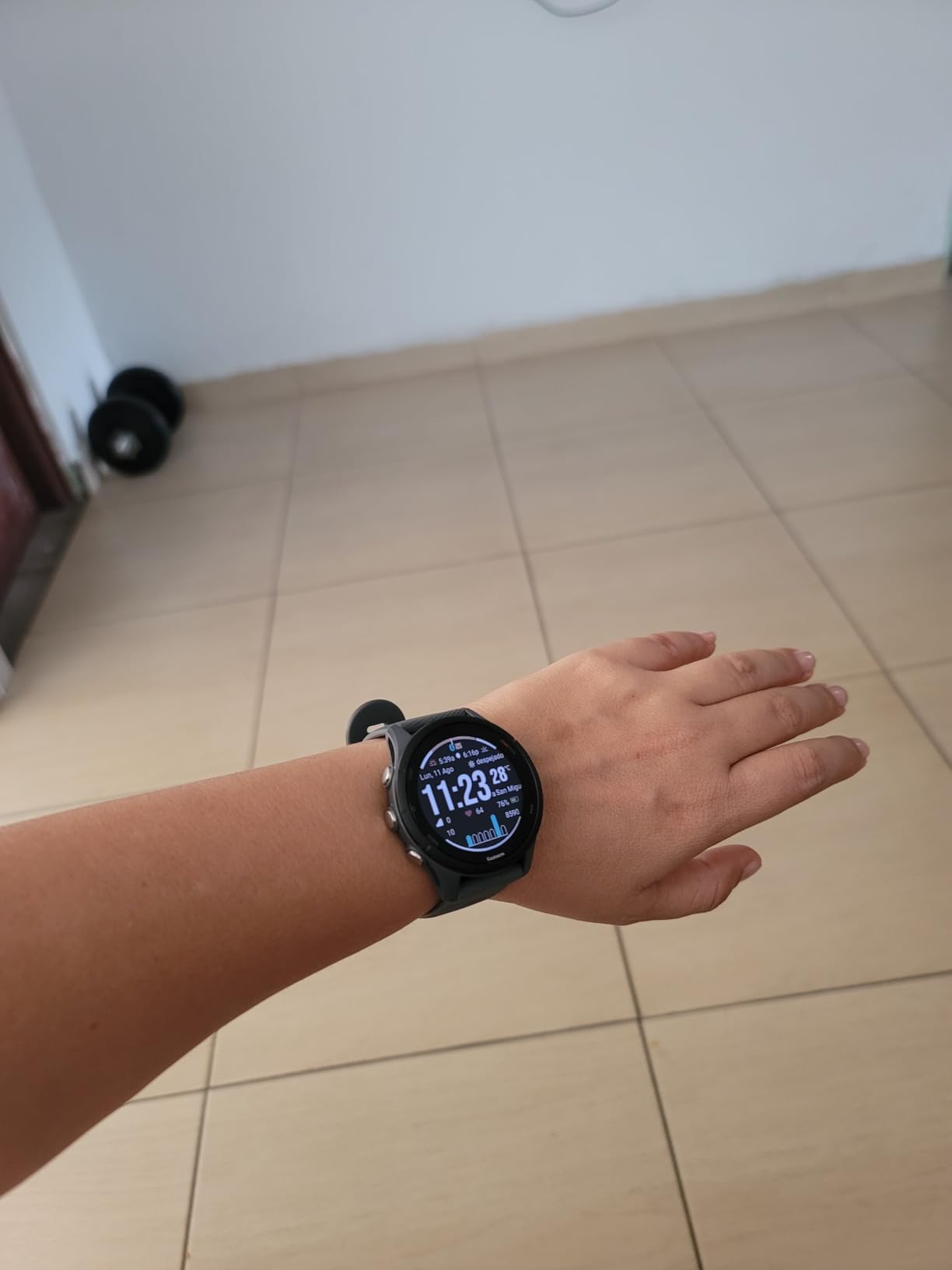 Garmin Forerunner® 255 Music, GPS Running Smartwatch with Music, Advanced Insights, Long-Lasting Battery, Black - 010-02641-20 Customer Review Garmin Forerunner® 255 Music, GPS Running Smartwatch with Music, Advanced Insights, Long-Lasting Battery, Black - 010-02641-20 - Customer Photo 5