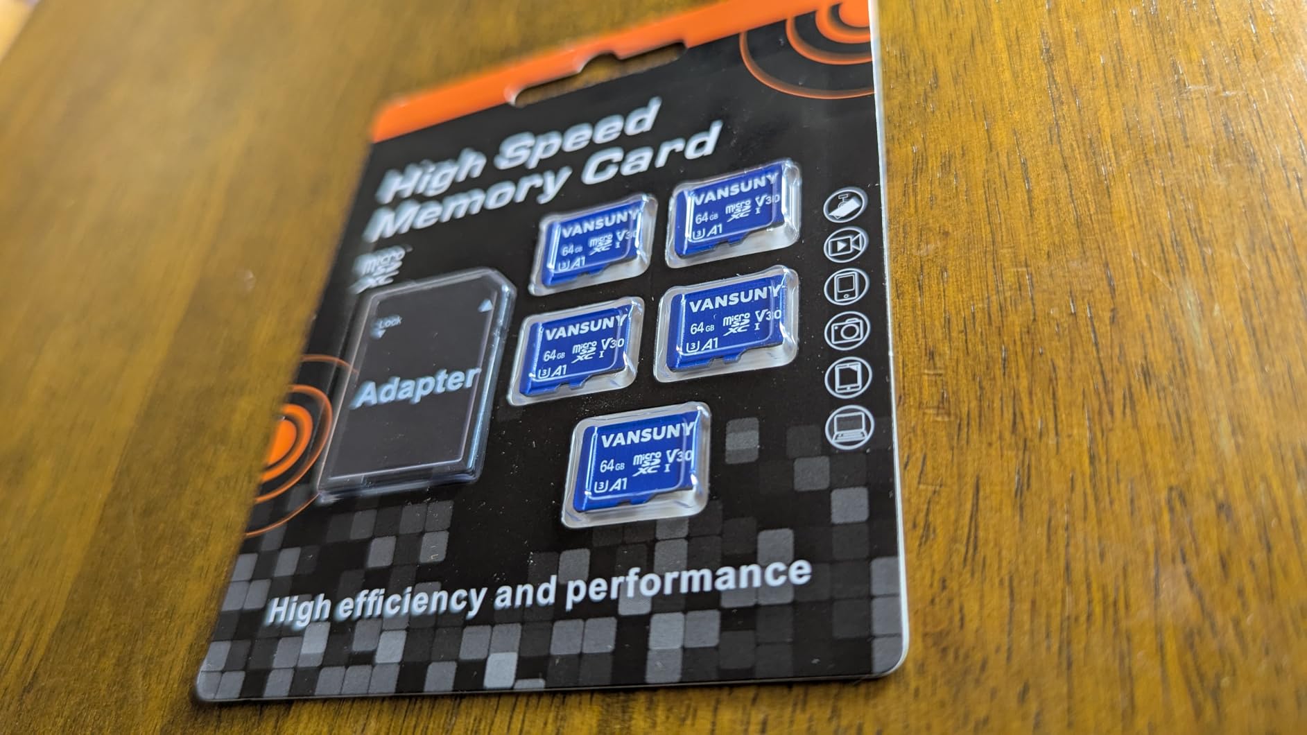 Vansuny Micro SD Card 64GB microSDXC Memory Card with SD Adapter A1 App Performance V30 4K Video Recording C10 U3 Micro SD for Phone, Security Camera, Dash Cam, Action Camera Customer Review Vansuny Micro SD Card 64GB microSDXC Memory Card with SD Adapter A1 App Performance V30 4K Video Recording C10 U3 Micro SD for Phone, Security Camera, Dash Cam, Action Camera - Customer Photo 2
