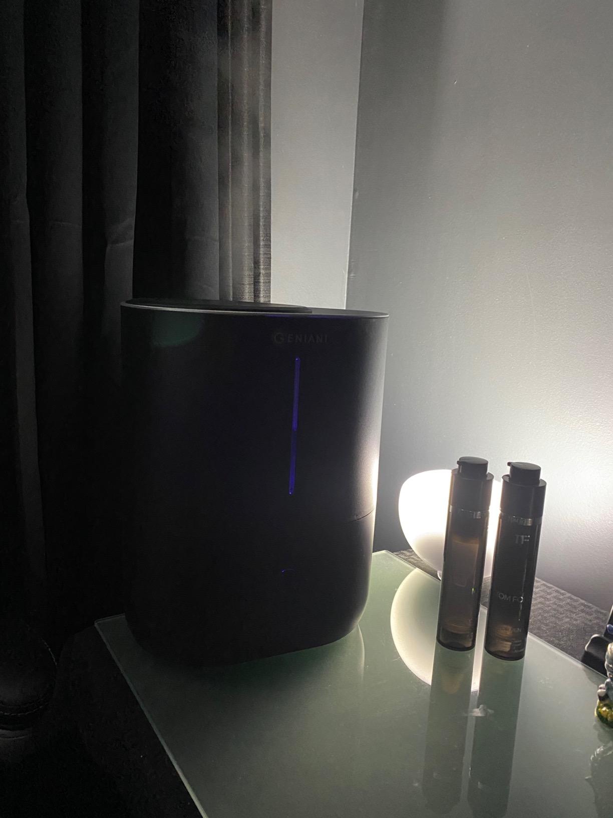 Top Fill Humidifier with Essential Oil Diffuser 6L for Home, Baby, Bedroom, Large Room & Indoor Plants, Cool Mist Ultrasonic Quiet Air Humidifiers, Automatic Humidity Control, Night Light (6L, White) - Customer Photo 4