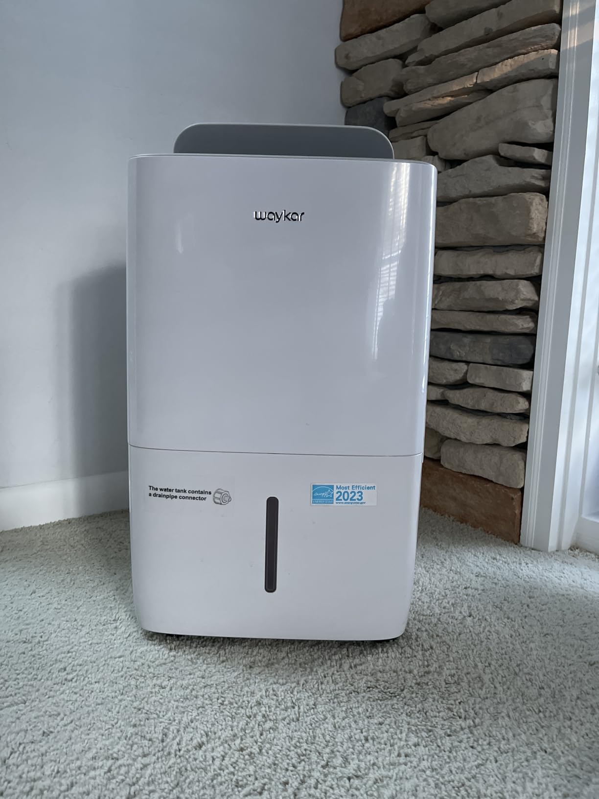 Waykar 120 Pints Energy Star Dehumidifier for Spaces up to 6,000 Sq. Ft at Home, in Basements and Large Rooms with Drain Hose and 1.14 Gallons Water Tank Customer Review Waykar 120 Pints Energy Star Dehumidifier for Spaces up to 6,000 Sq. Ft at Home, in Basements and Large Rooms with Drain Hose and 1.14 Gallons Water Tank - Customer Photo 1
