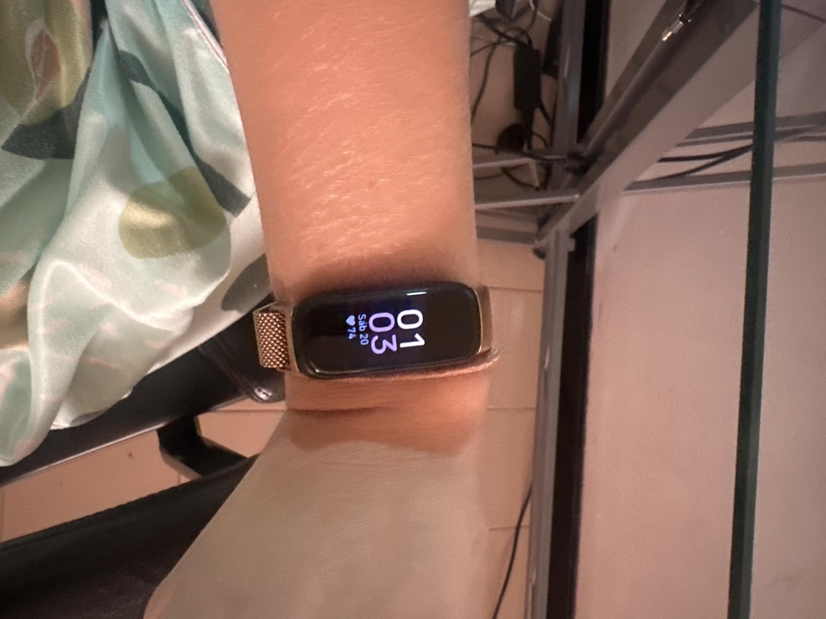 Fitbit Inspire 3 Fitness Tracker – Advanced Health Insights with Stress Management, Workout Intensity & Sleep Tracking, 24/7 Heart Rate, Includes Small and Large Classic Bands (Lilac Bliss/Black) Customer Review Fitbit Inspire 3 Fitness Tracker – Advanced Health Insights with Stress Management, Workout Intensity & Sleep Tracking, 24/7 Heart Rate, Includes Small and Large Classic Bands (Lilac Bliss/Black) - Customer Photo 2