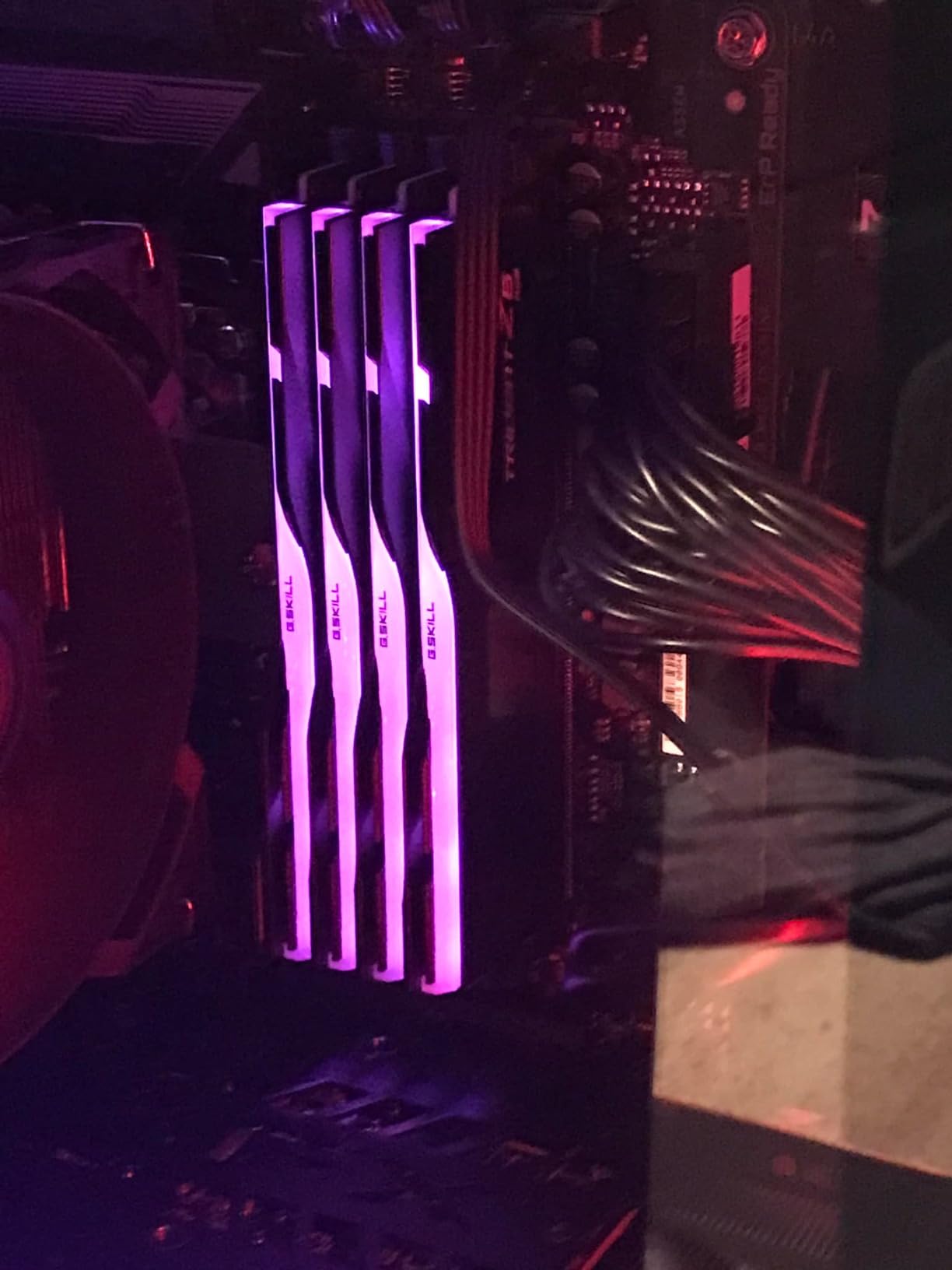 G.SKILL Trident Z5 RGB Series DDR5 RAM (Intel XMP 3.0) 32GB (2x16GB) 7200MT/s CL34-45-45-115 1.40V Desktop Computer Memory U-DIMM - Matte Black (F5-7200J3445G16GX2-TZ5RK) Customer Review G.SKILL Trident Z5 RGB Series DDR5 RAM (Intel XMP 3.0) 32GB (2x16GB) 7200MT/s CL34-45-45-115 1.40V Desktop Computer Memory U-DIMM - Matte Black (F5-7200J3445G16GX2-TZ5RK) - Customer Photo 1