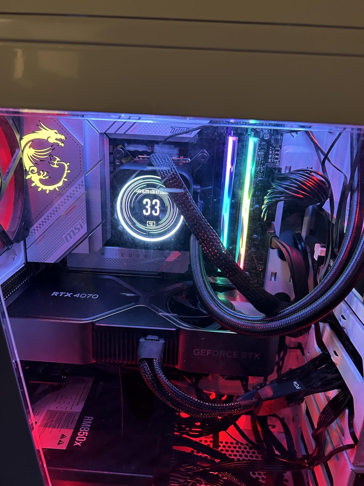 G.SKILL Trident Z5 RGB Series DDR5 RAM (Intel XMP 3.0) 32GB (2x16GB) 7200MT/s CL34-45-45-115 1.40V Desktop Computer Memory U-DIMM - Matte Black (F5-7200J3445G16GX2-TZ5RK) Customer Review G.SKILL Trident Z5 RGB Series DDR5 RAM (Intel XMP 3.0) 32GB (2x16GB) 7200MT/s CL34-45-45-115 1.40V Desktop Computer Memory U-DIMM - Matte Black (F5-7200J3445G16GX2-TZ5RK) - Customer Photo 3