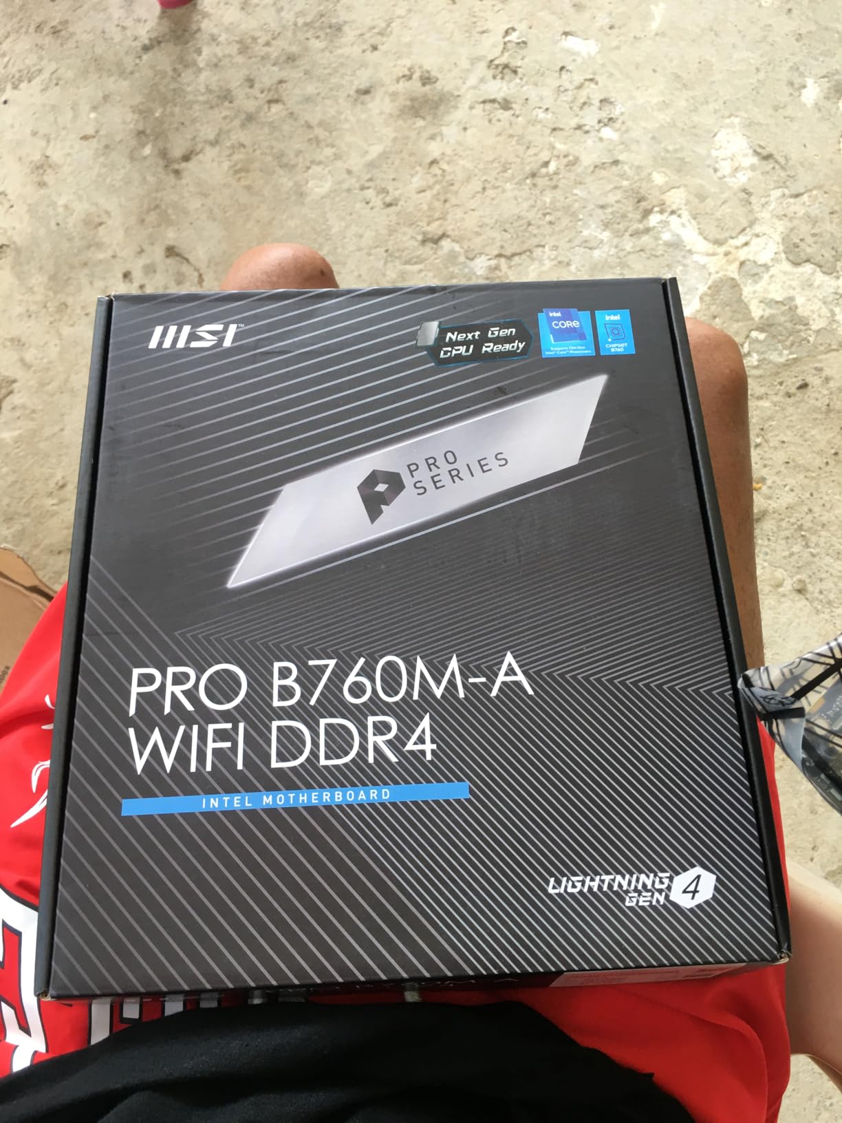 MSI PRO B760-P WiFi DDR4 ProSeries Motherboard (Supports 12th/13th/14th Gen Intel Processors, LGA 1700, DDR4, PCIe 4.0, M.2, 2.5Gbps LAN, USB 3.2 Gen2, HDMI/DP, Wi-Fi 6E, Bluetooth 5.3, ATX) Customer Review MSI PRO B760-P WiFi DDR4 ProSeries Motherboard (Supports 12th/13th/14th Gen Intel Processors, LGA 1700, DDR4, PCIe 4.0, M.2, 2.5Gbps LAN, USB 3.2 Gen2, HDMI/DP, Wi-Fi 6E, Bluetooth 5.3, ATX) - Customer Photo 2