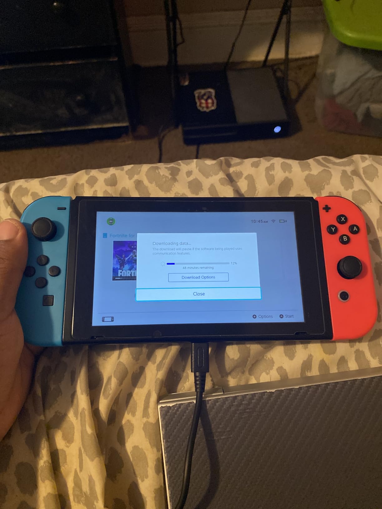 Nintendo Switch™ with Neon Blue and Neon Red Joy‑Con™ (Renewed) Customer Review Nintendo Switch™ with Neon Blue and Neon Red Joy‑Con™ (Renewed) - Customer Photo 2
