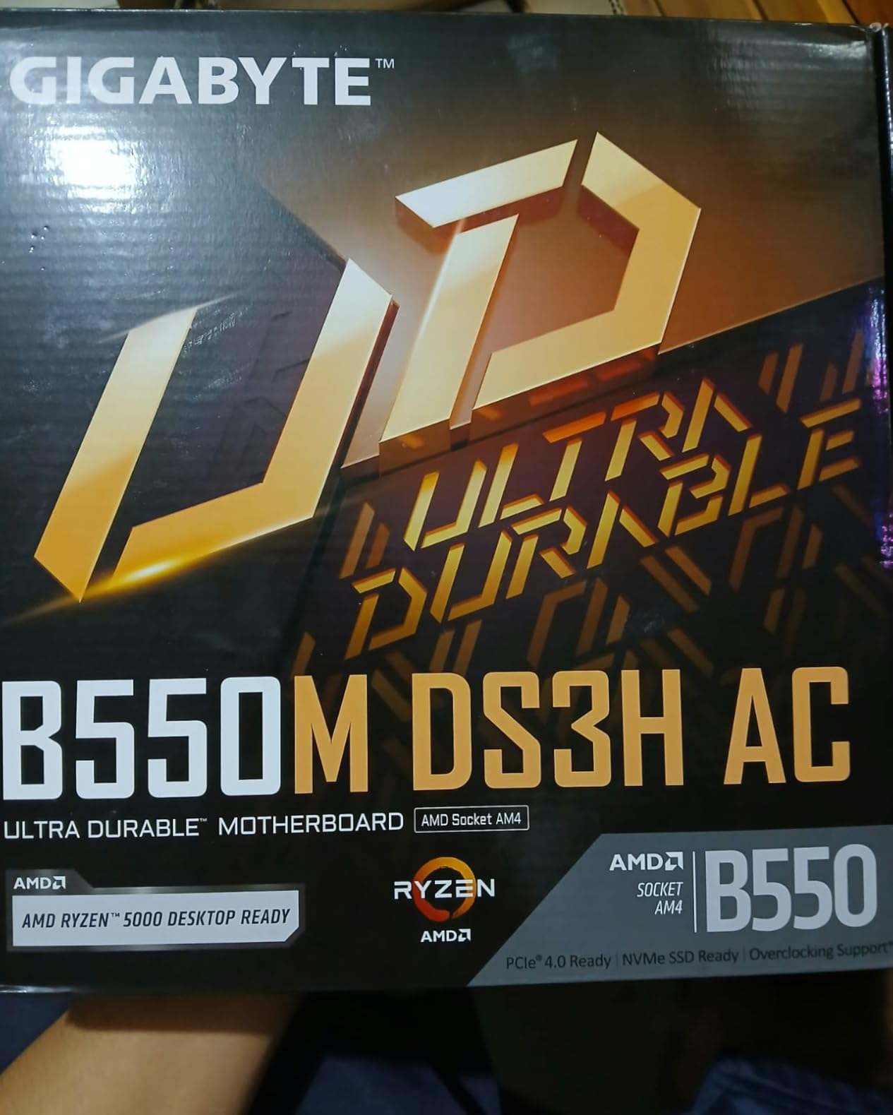 GIGABYTE B550M K Motherboard, Supports AMD AM4 Ryzen 5000 Processors, Micro-ATX, DDR4, Dual M.2, SATA 6Gb/s, Realtek GbE LAN, PCIe 4.0 Customer Review GIGABYTE B550M K Motherboard, Supports AMD AM4 Ryzen 5000 Processors, Micro-ATX, DDR4, Dual M.2, SATA 6Gb/s, Realtek GbE LAN, PCIe 4.0 - Customer Photo 3