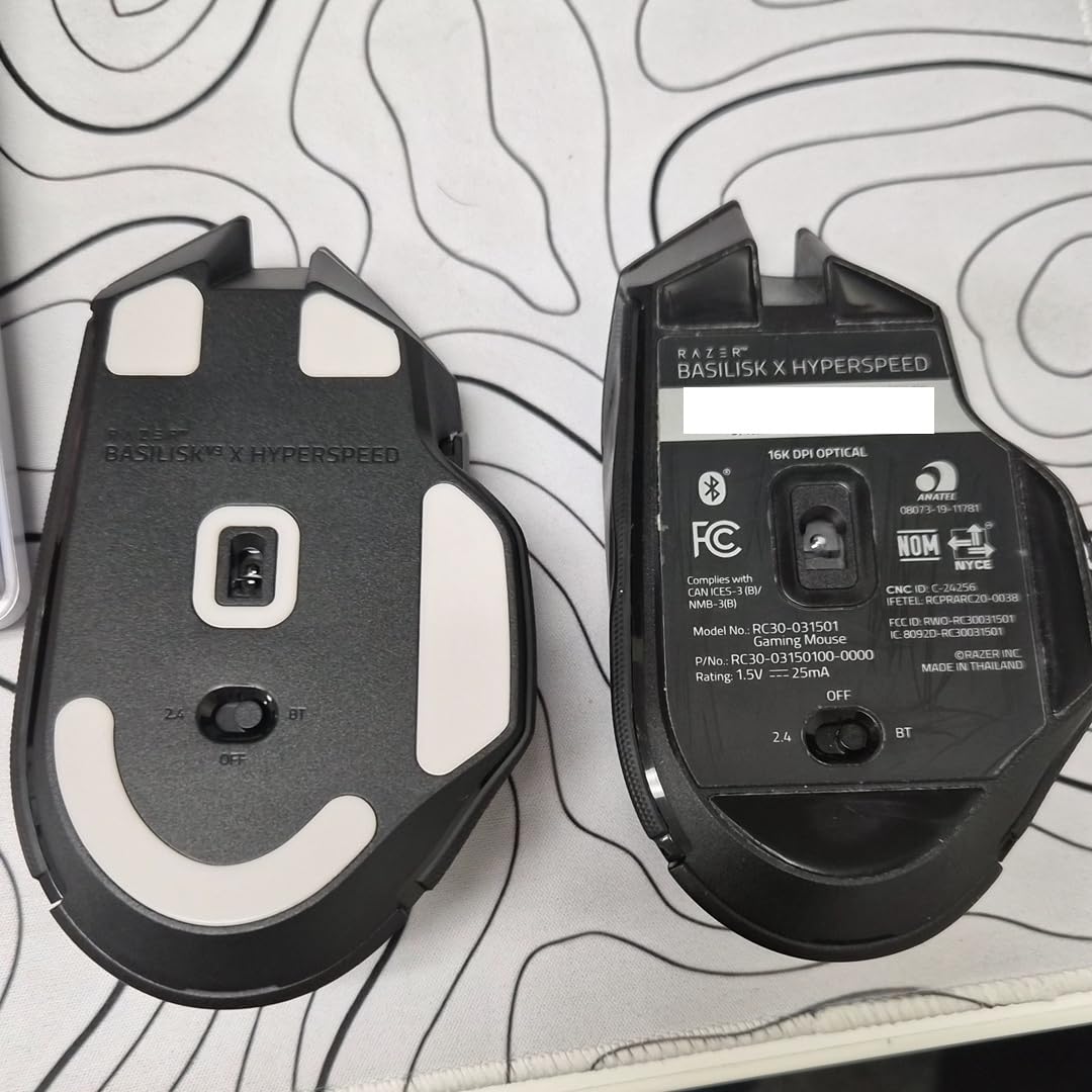 Razer Basilisk V3 X HyperSpeed Customizable Wireless Gaming Mouse: Mechanical Switches Gen-2-5G Advanced 18K Optical Sensor - Chroma RGB 9 Programmable Controls 535 Hr Battery Classic Black - Customer Photo 3