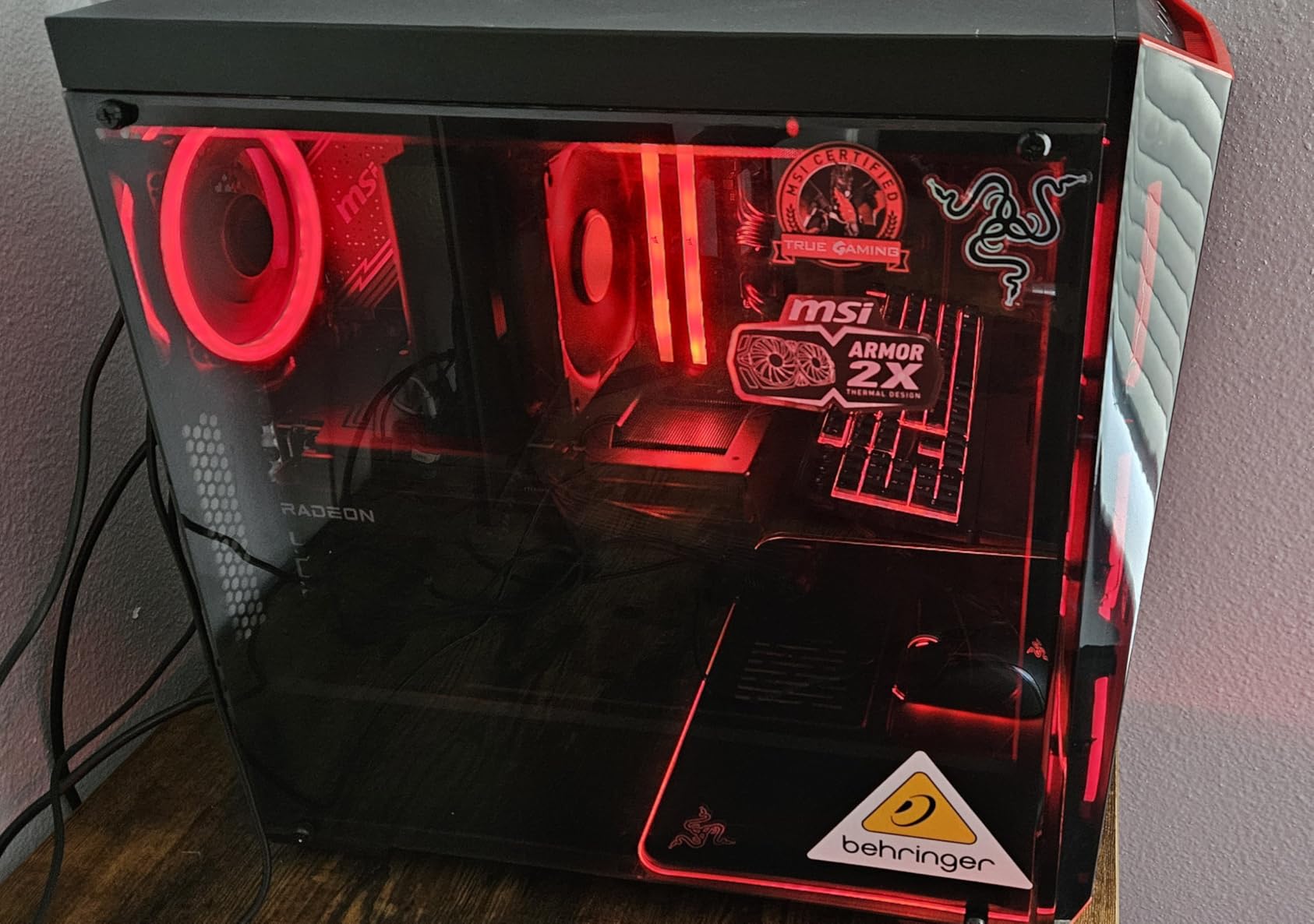 CORSAIR VENGEANCE RGB DDR5 RAM 32GB (2x16GB) 6400MHz CL36-48-48-104 1.35V Intel XMP 3.0 Desktop Computer Memory - Black (CMH32GX5M2B6400C36) Customer Review CORSAIR VENGEANCE RGB DDR5 RAM 32GB (2x16GB) 6400MHz CL36-48-48-104 1.35V Intel XMP 3.0 Desktop Computer Memory - Black (CMH32GX5M2B6400C36) - Customer Photo 4