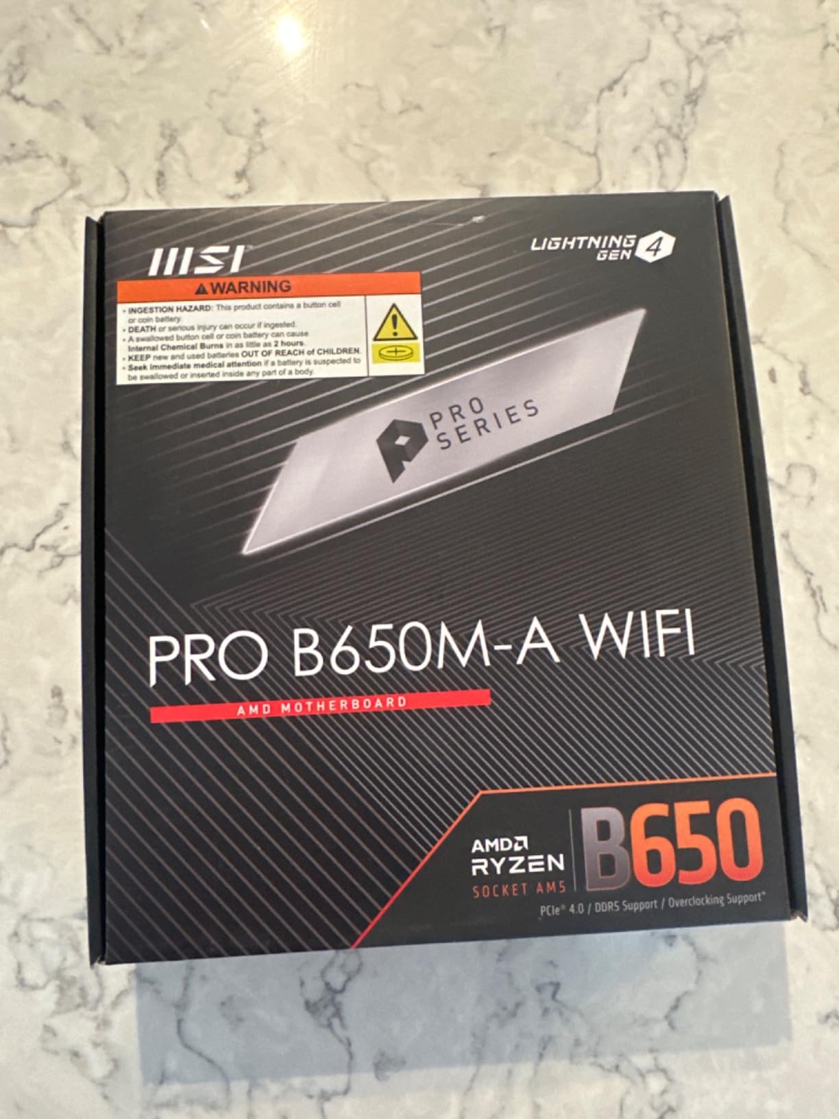 MSI B650 Gaming Plus WiFi Motherboard AMD B650 Socket AM5 ATX Customer Review MSI B650 Gaming Plus WiFi Motherboard AMD B650 Socket AM5 ATX - Customer Photo 1