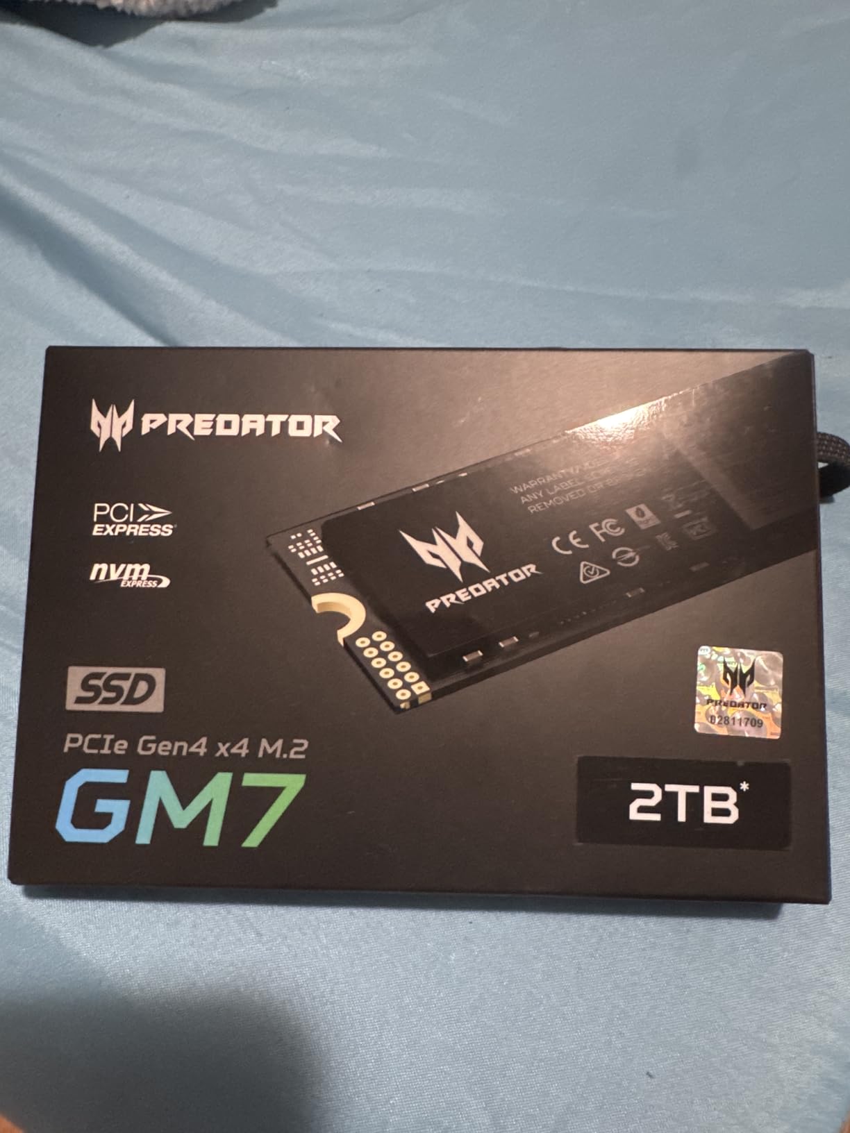 acer Predator GM7 2TB SSD: M.2 2280 PCIe Gen 4 x4 NVMe 2.0, Read Speed Up to 7400 MB/s, Internal PC Solid State Drive for Laptop, Desktop and PS5 - BL.9BWWR.119 Customer Review acer Predator GM7 2TB SSD: M.2 2280 PCIe Gen 4 x4 NVMe 2.0, Read Speed Up to 7400 MB/s, Internal PC Solid State Drive for Laptop, Desktop and PS5 - BL.9BWWR.119 - Customer Photo 2