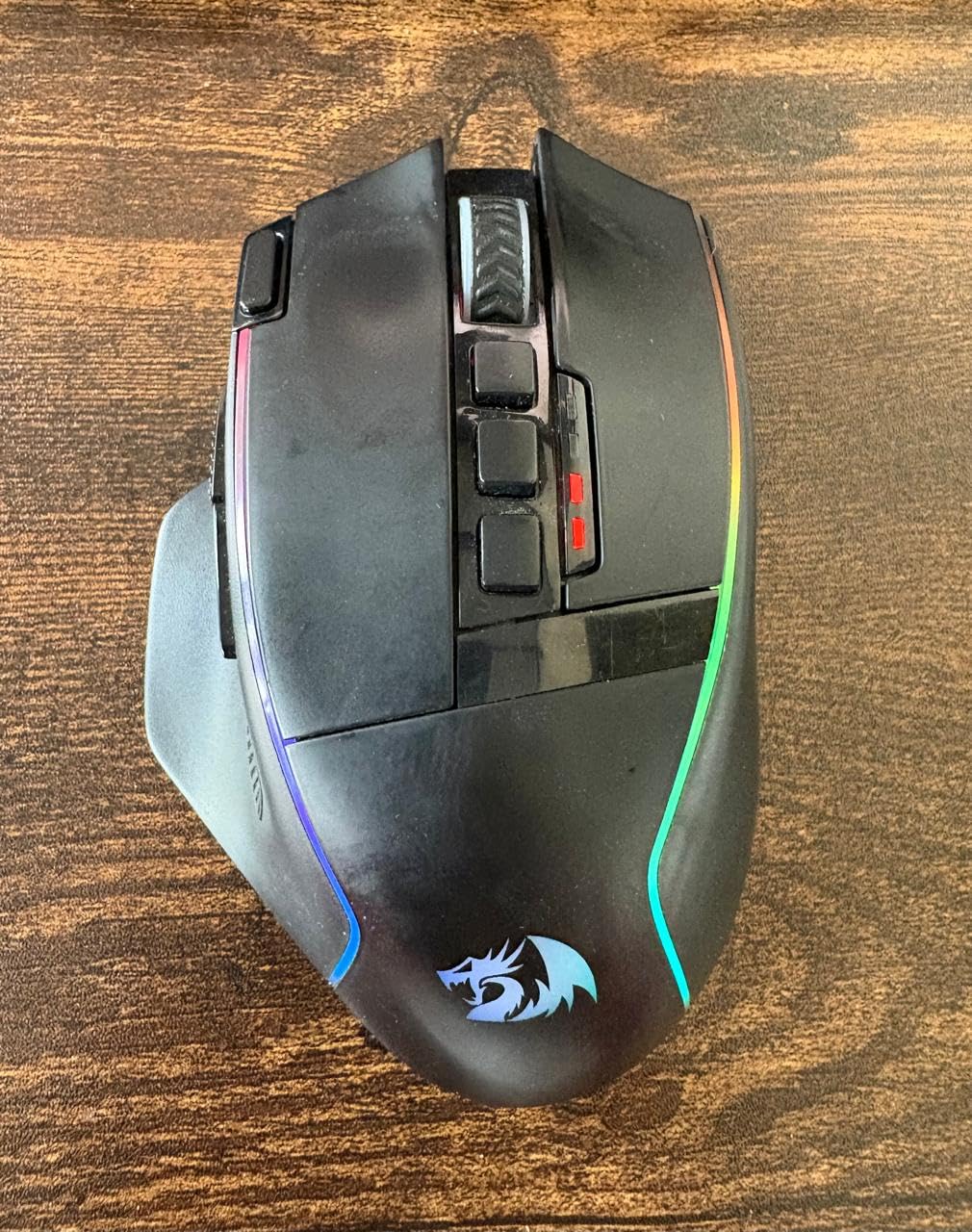 Redragon Wireless Gaming Mouse, Ergonomic Mouse 16000 DPI with Rapid Fire Key, 9 Macro Buttons, 170-Hour Durable Power Capacity and RGB Backlight Wired/Wireless Mouse for Laptop/Mac/PC Customer Review Redragon Wireless Gaming Mouse, Ergonomic Mouse 16000 DPI with Rapid Fire Key, 9 Macro Buttons, 170-Hour Durable Power Capacity and RGB Backlight Wired/Wireless Mouse for Laptop/Mac/PC - Customer Photo 2