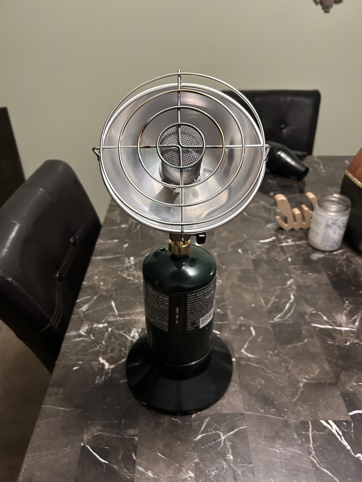 Portable Propane Heater with Catalytic Burner for Camping Outdoor Space 6200BTU Power with Control Valve Patio Heater 1lb Small Propane Gas Tank Holder Tent Garage Fishing stove buddy(Upgraded Burner) Customer Review Portable Propane Heater with Catalytic Burner for Camping Outdoor Space 6200BTU Power with Control Valve Patio Heater 1lb Small Propane Gas Tank Holder Tent Garage Fishing stove buddy(Upgraded Burner) - Customer Photo 1