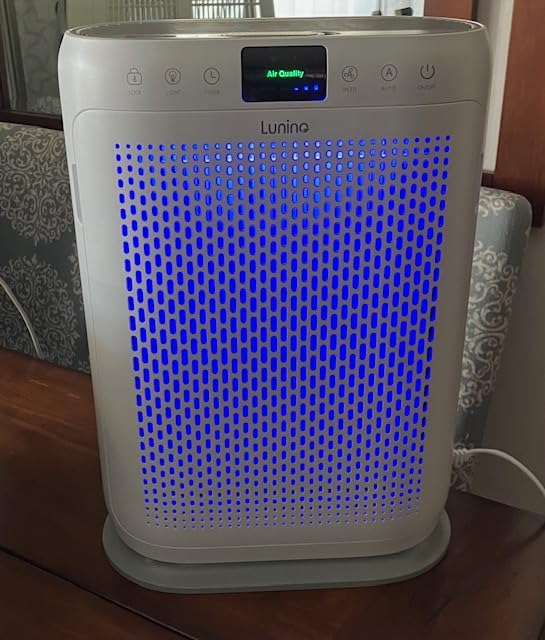 Air Purifiers for Home Large Room up to 2400sq.ft, LUNINO H13 HEPA Air Filter with PM 2.5 Display Air Quality Sensors, Aromatherapy Function, Air Cleaner for Dust, Smoke, Dander, Pets Hair, Pollen Customer Review Air Purifiers for Home Large Room up to 2400sq.ft, LUNINO H13 HEPA Air Filter with PM 2.5 Display Air Quality Sensors, Aromatherapy Function, Air Cleaner for Dust, Smoke, Dander, Pets Hair, Pollen - Customer Photo 1