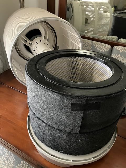 Air Purifiers for Home Large Room up to 2400sq.ft, LUNINO H13 HEPA Air Filter with PM 2.5 Display Air Quality Sensors, Aromatherapy Function, Air Cleaner for Dust, Smoke, Dander, Pets Hair, Pollen Customer Review Air Purifiers for Home Large Room up to 2400sq.ft, LUNINO H13 HEPA Air Filter with PM 2.5 Display Air Quality Sensors, Aromatherapy Function, Air Cleaner for Dust, Smoke, Dander, Pets Hair, Pollen - Customer Photo 2