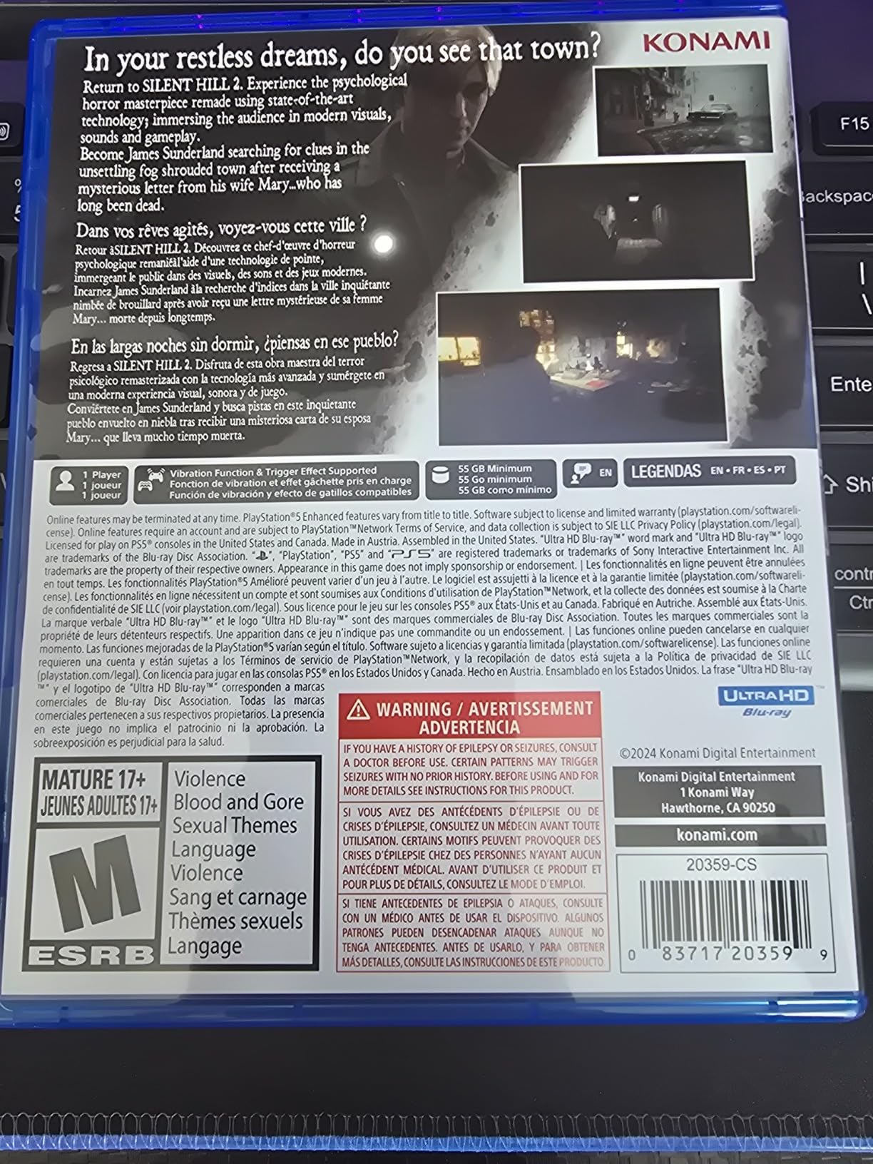 Silent Hill 2 (PS5) Customer Review Silent Hill 2 (PS5) - Customer Photo 3