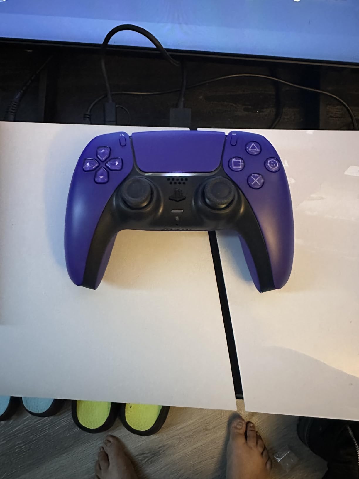 PlayStation DualSense® Wireless Controller - Galactic Purple Customer Review PlayStation DualSense® Wireless Controller - Galactic Purple - Customer Photo 2