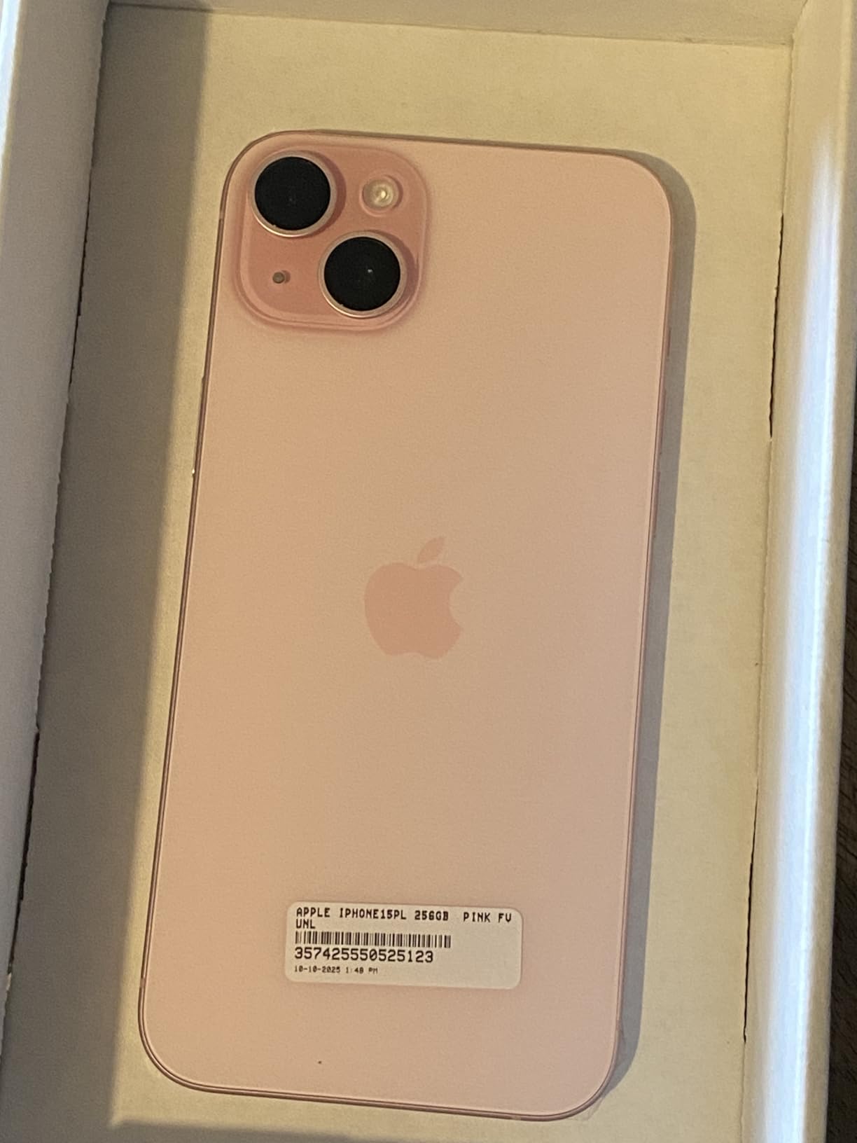 Apple iPhone 15 Plus, 128GB, Black - Unlocked (Renewed Premium) Customer Review Apple iPhone 15 Plus, 128GB, Black - Unlocked (Renewed Premium) - Customer Photo 1