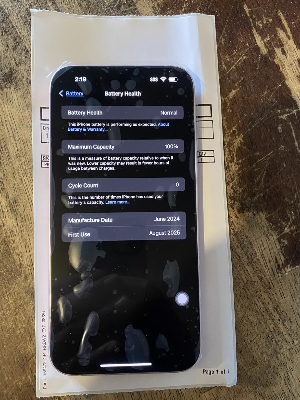 Apple iPhone 15 Plus, 128GB, Black - Unlocked (Renewed Premium) Customer Review Apple iPhone 15 Plus, 128GB, Black - Unlocked (Renewed Premium) - Customer Photo 2