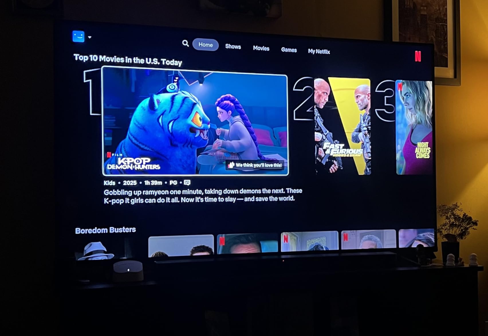 Roku Smart TV – 75-Inch Pro Series 4K QLED RokuTV with Backlit Roku Voice Remote Pro, Dolby Vision IQ, 120Hz Refresh Rate – Live Local News, Sports, Gaming - Customer Photo 1