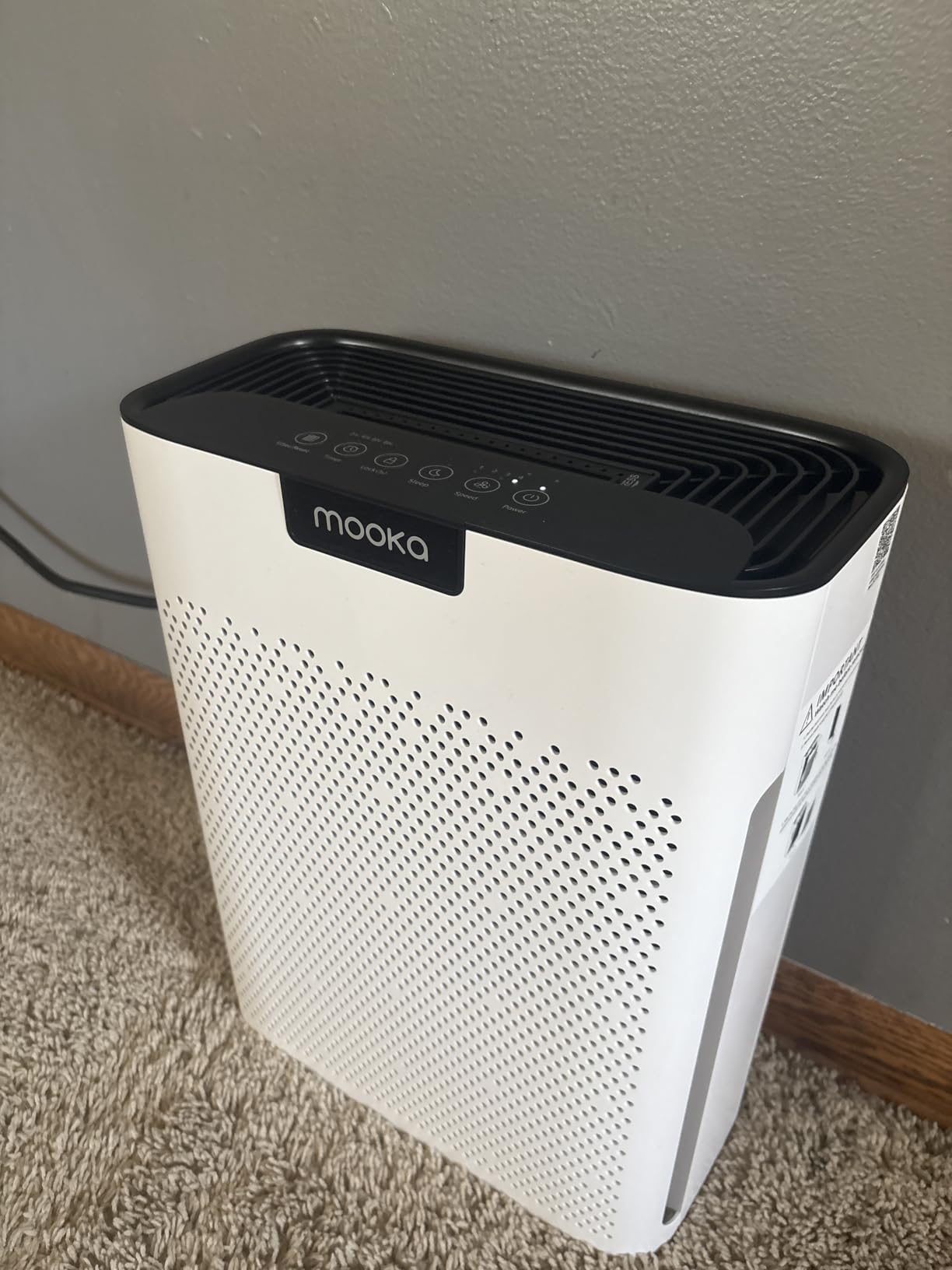 Air Purifiers for Home Large Room 2200 Ft² with Washable Filters, MOOKA HEPA Filter Pet Air Purifier for Bedroom with Fragrance, Air Cleaner for Smoke Dust Pollen Pets Hair Odor, KJ190L White Customer Review Air Purifiers for Home Large Room 2200 Ft² with Washable Filters, MOOKA HEPA Filter Pet Air Purifier for Bedroom with Fragrance, Air Cleaner for Smoke Dust Pollen Pets Hair Odor, KJ190L White - Customer Photo 1