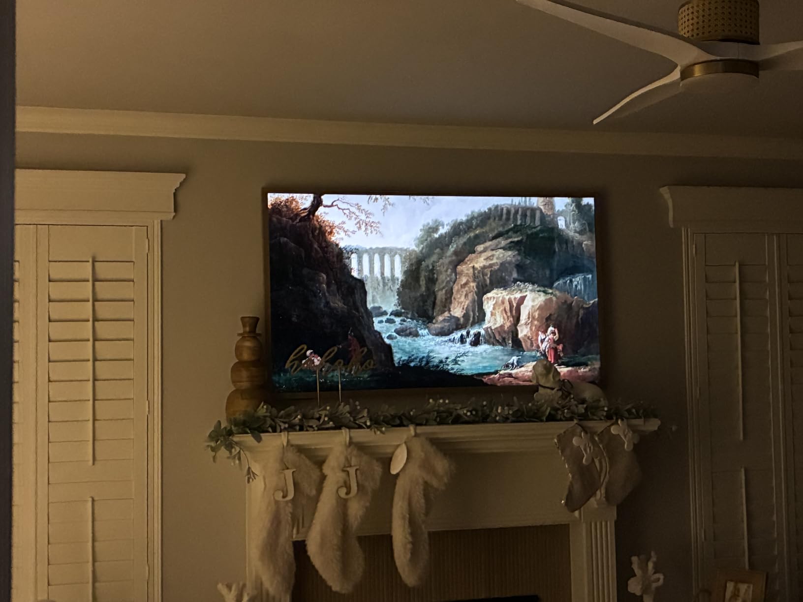 Hisense 65-Inch Class QLED 4K S7N CanvasTV™ Series Dolby Vision HDR Google Smart TV (65S7N) - 144Hz, Art Mode, Anti-Glare Panel, Hi-Matte Display, Frame & UltraSlim Wall Mount Included Customer Review Hisense 65-Inch Class QLED 4K S7N CanvasTV™ Series Dolby Vision HDR Google Smart TV (65S7N) - 144Hz, Art Mode, Anti-Glare Panel, Hi-Matte Display, Frame & UltraSlim Wall Mount Included - Customer Photo 2