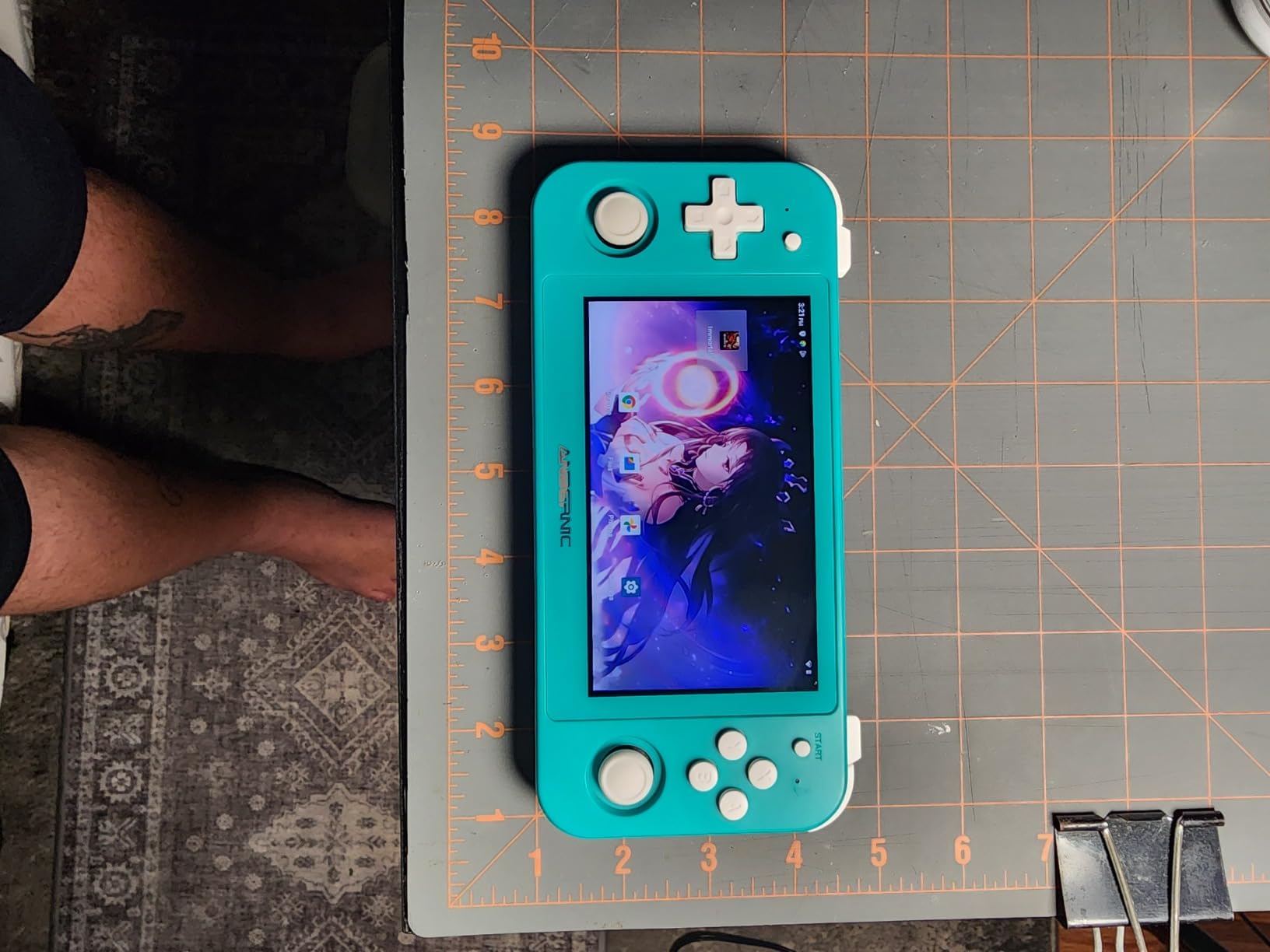 RG505 Retro Handheld Game Console Emulator Handheld Console 4+128G, Android 12 System Unisoc Tiger T618, 4.95'' OLED Touch Screen with 128G TF Card 3172 Games, Support 5G WiFi 5.0 Bluetooth Grey Customer Review RG505 Retro Handheld Game Console Emulator Handheld Console 4+128G, Android 12 System Unisoc Tiger T618, 4.95'' OLED Touch Screen with 128G TF Card 3172 Games, Support 5G WiFi 5.0 Bluetooth Grey - Customer Photo 3