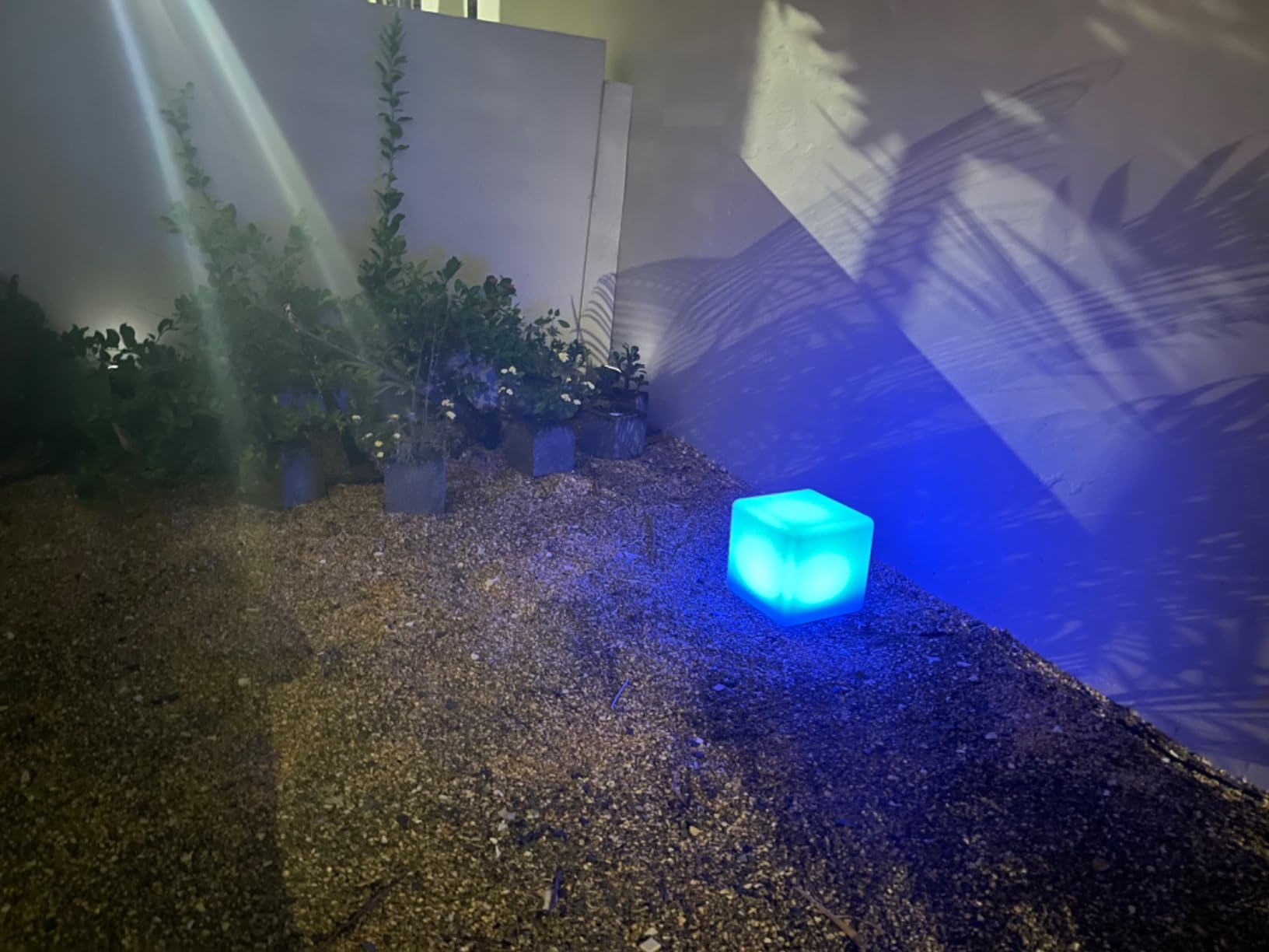 GGNOO LED Light Cube 12-Inch RGB Colors Solar Cube Seat Chair, with Remote Control Battery Rechargeable, Timer, IP65 Waterproof for Kid's Room, Party, Pool Deck Customer Review GGNOO LED Light Cube 12-Inch RGB Colors Solar Cube Seat Chair, with Remote Control Battery Rechargeable, Timer, IP65 Waterproof for Kid's Room, Party, Pool Deck - Customer Photo 2