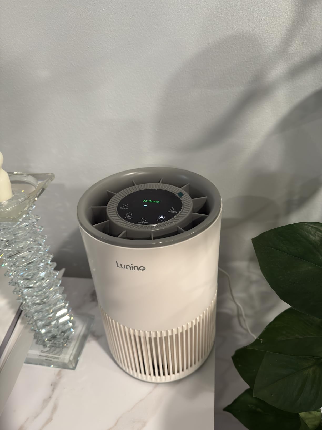 Air Purifiers for Home Large Room up to 1200ft², LUNINO H13 True HEPA Air Purifier for Bedroom with Fragrance Function, Air Quality Sensor, Sleep Mode, Air Cleaner for Pet Dander, Odor, Dust, Smoke - Customer Photo 1