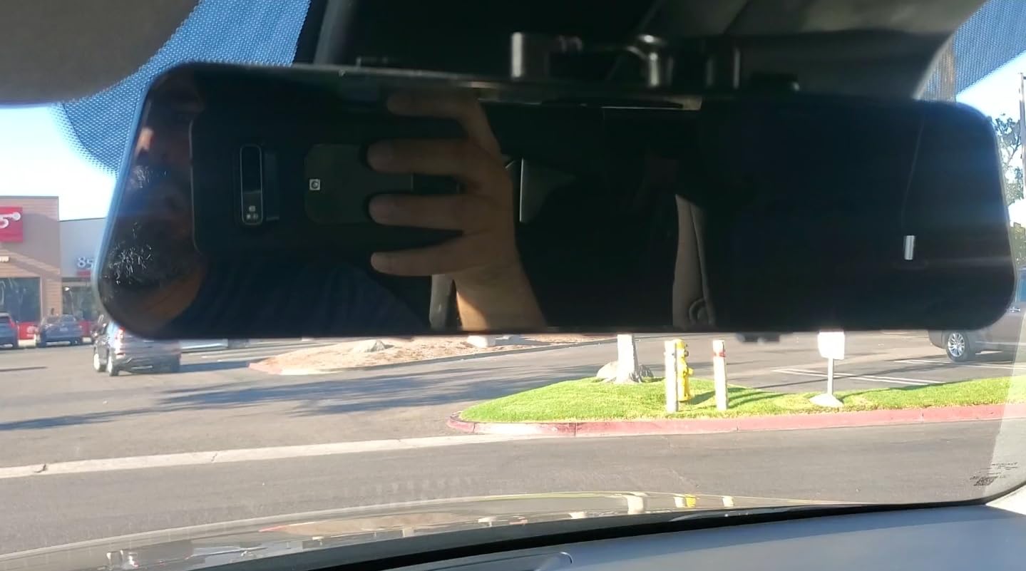 WOLFBOX G900 PRO Mirror Dash Cam with STARVIS 2 IMX678, 12 inches Rear View Mirror Camera with Front 4K and Rear 2.5K, Included 128GB Card, Voice Control, 5.8GHz WiFi, Loop Recording, G-Sensor & GPS Customer Review WOLFBOX G900 PRO Mirror Dash Cam with STARVIS 2 IMX678, 12 inches Rear View Mirror Camera with Front 4K and Rear 2.5K, Included 128GB Card, Voice Control, 5.8GHz WiFi, Loop Recording, G-Sensor & GPS - Customer Photo 3