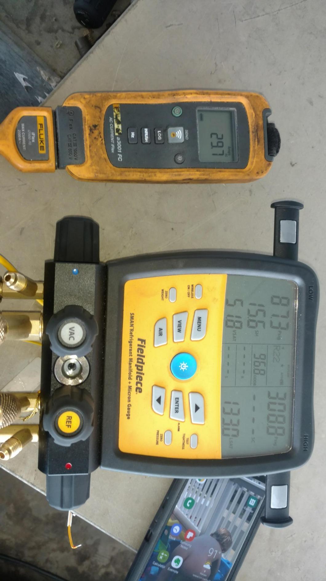 Fieldpiece SM482V Wireless 4-Port SMAN Refrigerant Manifold with Vacuum Gauge – Air Conditioning/Refrigerant Digital Gauges for HVAC & Refrigeration - Customer Photo 2