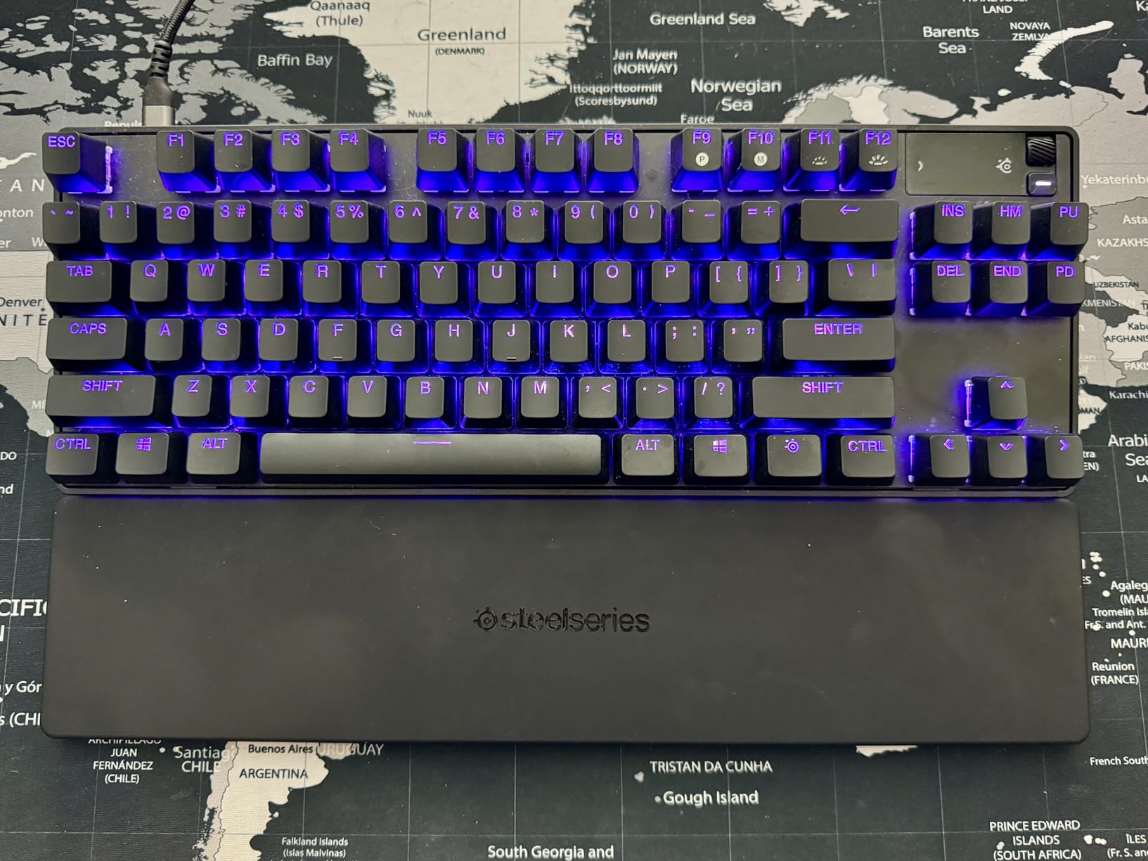 SteelSeries Apex Pro TKL Wireless Gen 3 OmniPoint 3.0 HyperMagnetic Switches — Adjustable Actuation — Rapid Trigger — Game-Ready Presets — Protection Mode — Rapid Tap/SOCD — Dual Wireless — OLED Customer Review SteelSeries Apex Pro TKL Wireless Gen 3 OmniPoint 3.0 HyperMagnetic Switches — Adjustable Actuation — Rapid Trigger — Game-Ready Presets — Protection Mode — Rapid Tap/SOCD — Dual Wireless — OLED - Customer Photo 1