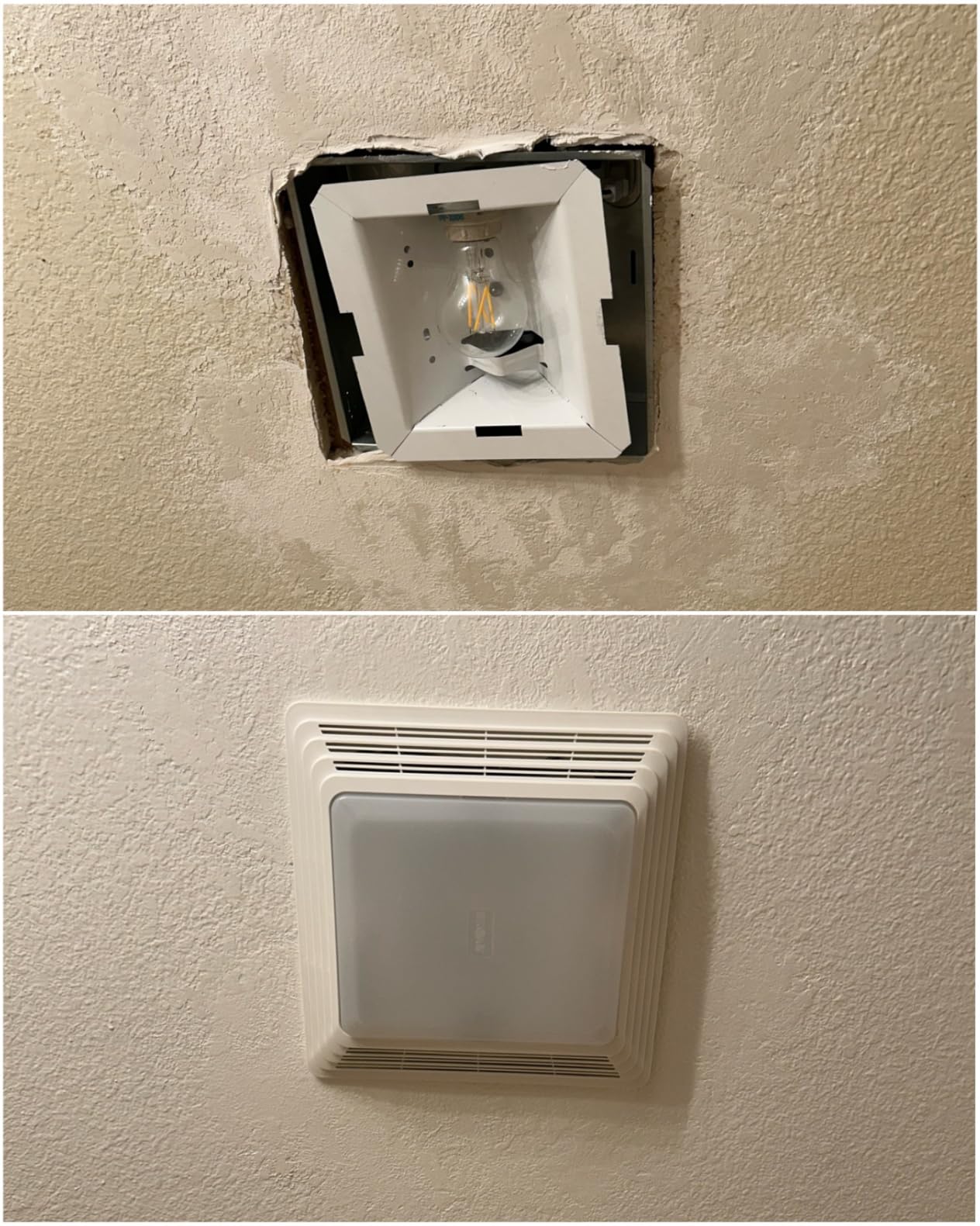 Broan-NuTone Bathroom Exhaust Fan with LED Light – Easy Retrofit Without Attic Access, Quiet 0.9 Sones, Effective Ventilation at 60 CFM ENERGY STAR Certified Moisture and Odor Control Customer Review Broan-NuTone Bathroom Exhaust Fan with LED Light – Easy Retrofit Without Attic Access, Quiet 0.9 Sones, Effective Ventilation at 60 CFM ENERGY STAR Certified Moisture and Odor Control - Customer Photo 4