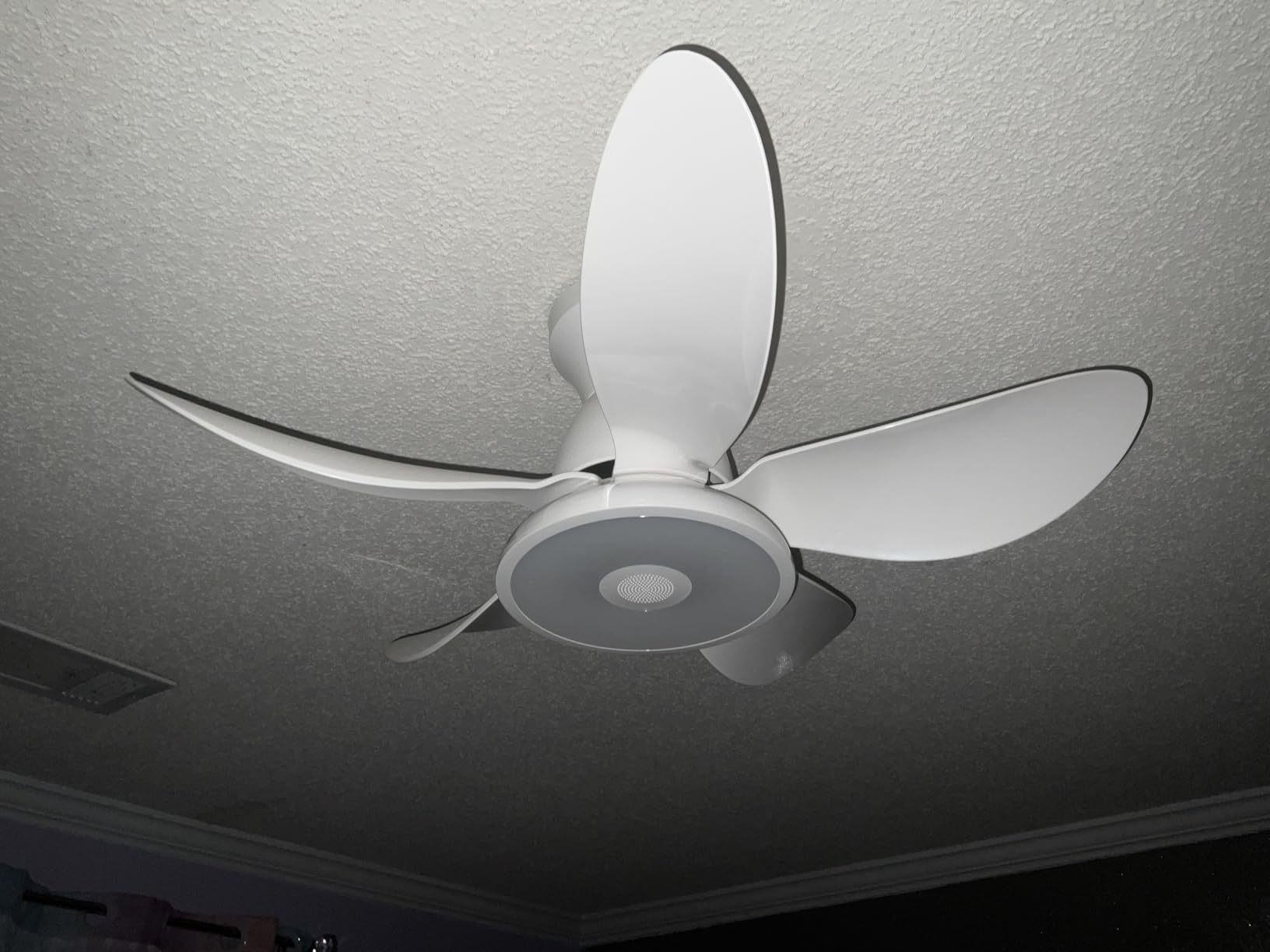Illus Ceiling Fans With Lights, LED Ceiling Fan With Light and Remote, 5-Blade, 6 Speeds, 3CCT, Dimmable, Reversible, Quiet, Modern Ceiling Fan Light For Bedroom Living Room Indoor (Black, 52 inch) Customer Review Illus Ceiling Fans With Lights, LED Ceiling Fan With Light and Remote, 5-Blade, 6 Speeds, 3CCT, Dimmable, Reversible, Quiet, Modern Ceiling Fan Light For Bedroom Living Room Indoor (Black, 52 inch) - Customer Photo 1