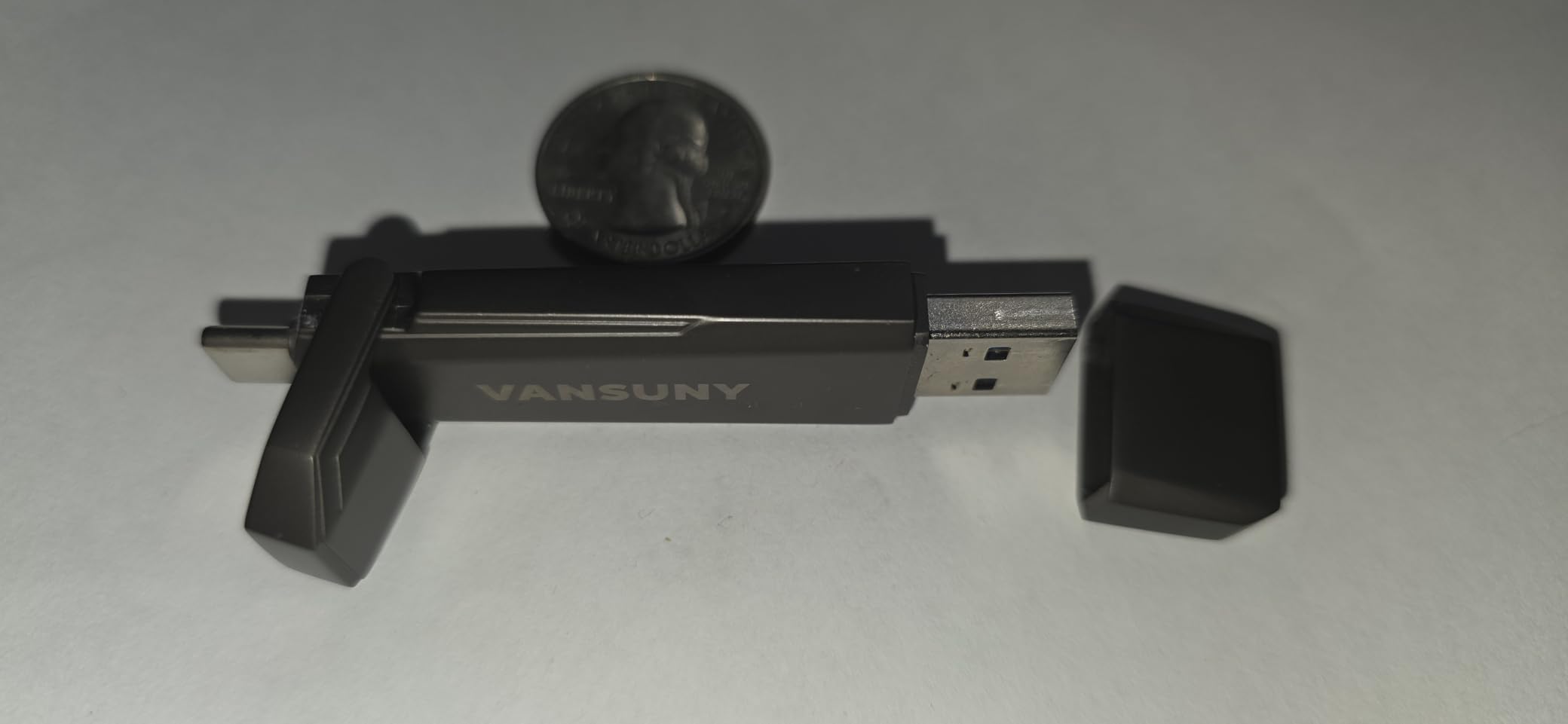 Vansuny 256GB USB Solid State Drive Up to 1000MB/s USB 3.2 Gen 2 Dual SSD USB A + Type C Portable External SSD for Android Phone Tablet Laptop MacBook PC Customer Review Vansuny 256GB USB Solid State Drive Up to 1000MB/s USB 3.2 Gen 2 Dual SSD USB A + Type C Portable External SSD for Android Phone Tablet Laptop MacBook PC - Customer Photo 1