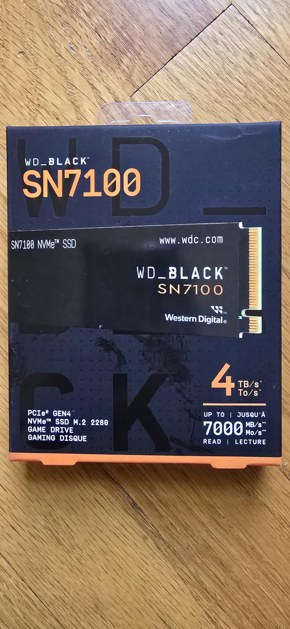 WD_BLACK 1TB SN7100 NVMe SSD Internal Solid State Drive - Gen4 PCIe, M.2 2280, Up to 7,250 MB/s - WDS100T4X0E Customer Review WD_BLACK 1TB SN7100 NVMe SSD Internal Solid State Drive - Gen4 PCIe, M.2 2280, Up to 7,250 MB/s - WDS100T4X0E - Customer Photo 1