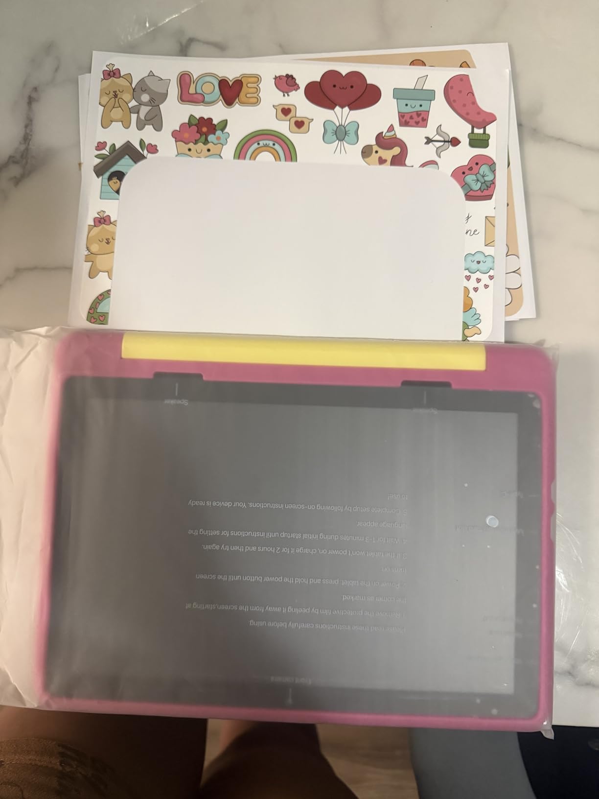 ZOFYWNAS Kids Tablet 10 Inch Android 14 Tablet for Kids Ages 3-12, Octa-Core with Case, Parental Controls,14GB+64GB Storage (TF Expand 1TB), 5G WiFi, BT5.3, Green Customer Review ZOFYWNAS Kids Tablet 10 Inch Android 14 Tablet for Kids Ages 3-12, Octa-Core with Case, Parental Controls,14GB+64GB Storage (TF Expand 1TB), 5G WiFi, BT5.3, Green - Customer Photo 1