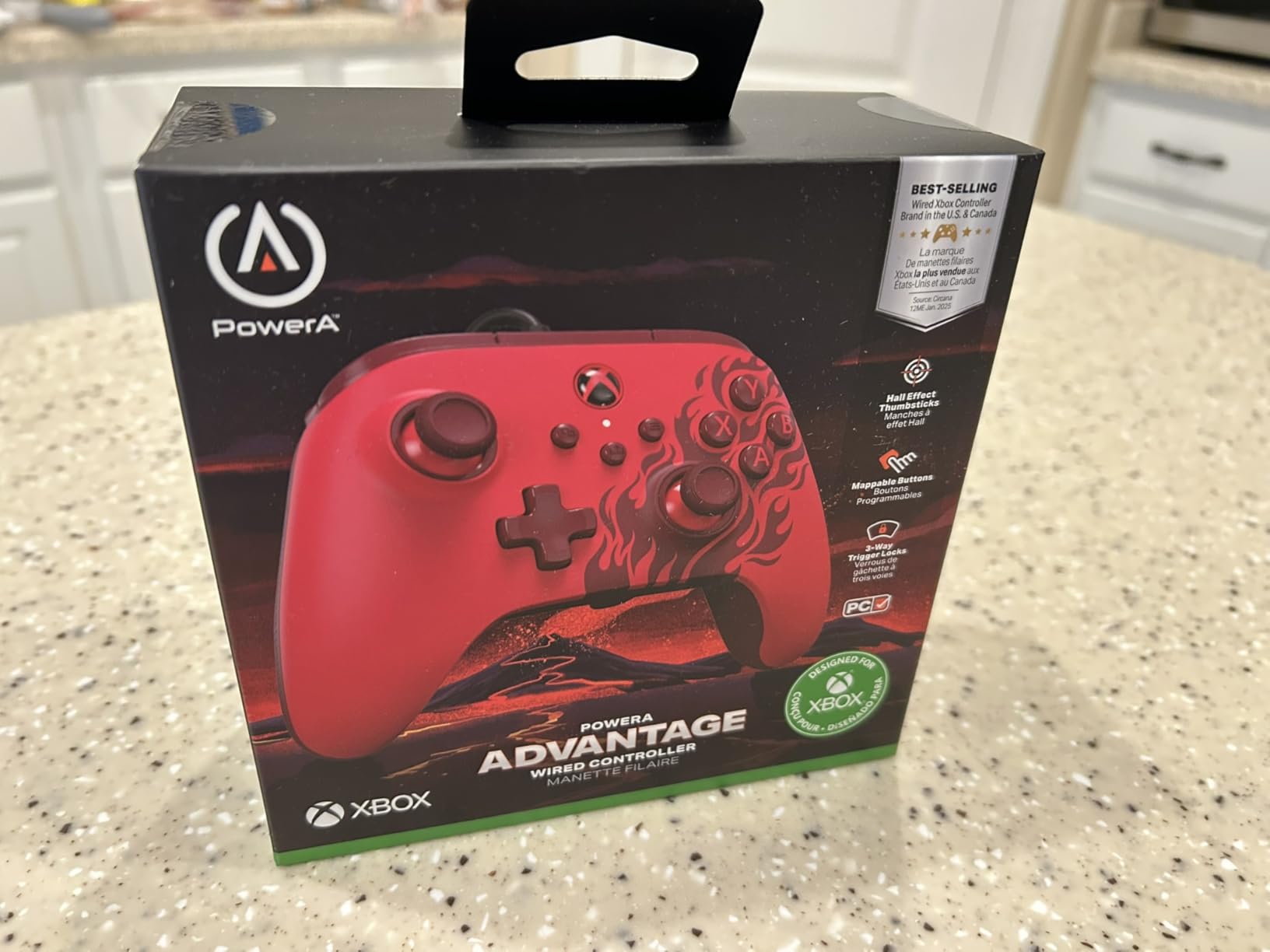 PowerA Advantage Plus Wired Controller for Xbox Series X|S - Bloom & Gloom, officially licensed, adjustable height thumbsticks, hall effect, mappable buttons, works with Xbox One and Windows 10/11 PC Customer Review PowerA Advantage Plus Wired Controller for Xbox Series X|S - Bloom & Gloom, officially licensed, adjustable height thumbsticks, hall effect, mappable buttons, works with Xbox One and Windows 10/11 PC - Customer Photo 1