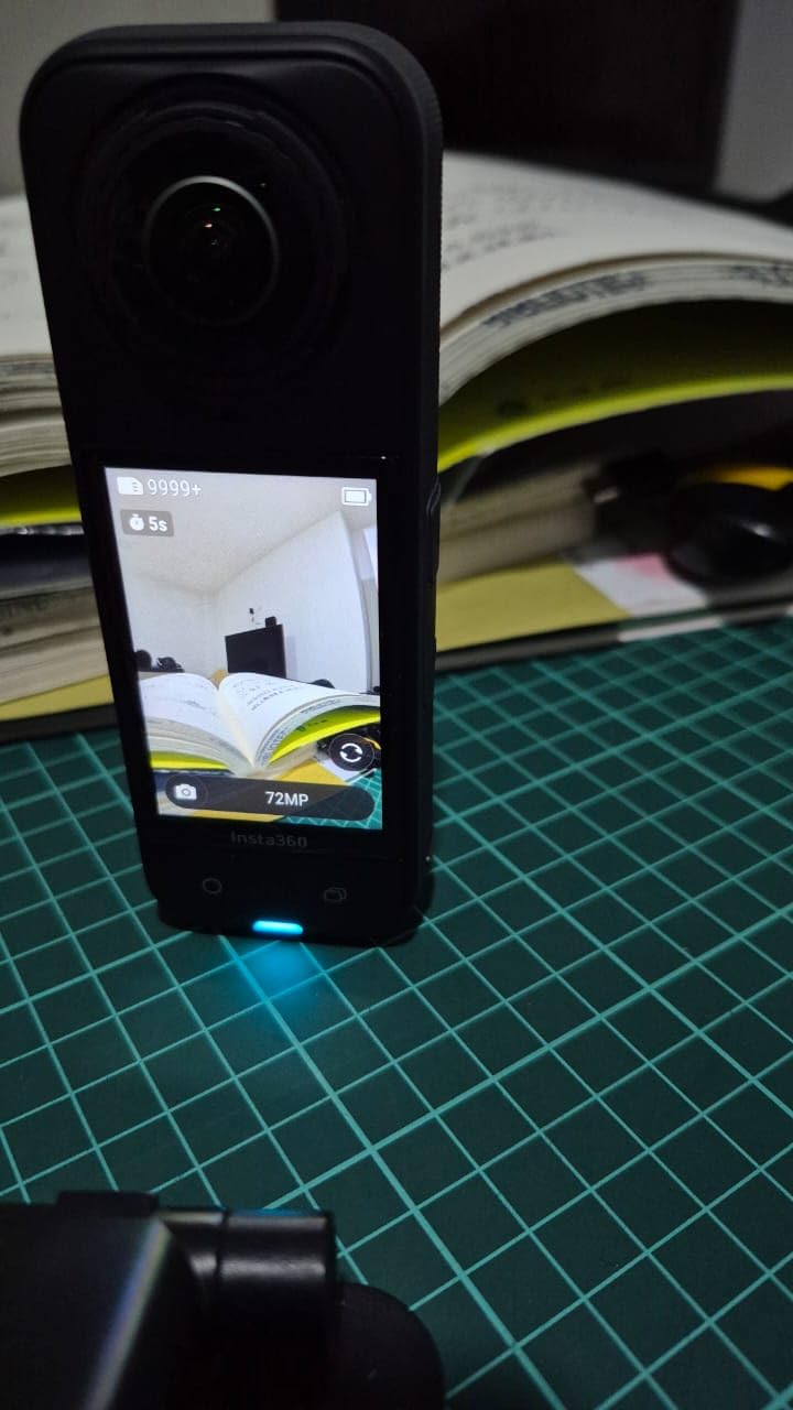 Insta360 X5 - Waterproof 8K 360° Action Camera, Leading Low Light, Invisible Selfie Stick Effect, Rugged and Replaceable Lens, 3-Hour Battery, Built-in Wind Guard, Stabilization, Triple AI Chip Design Customer Review Insta360 X5 - Waterproof 8K 360° Action Camera, Leading Low Light, Invisible Selfie Stick Effect, Rugged and Replaceable Lens, 3-Hour Battery, Built-in Wind Guard, Stabilization, Triple AI Chip Design - Customer Photo 1