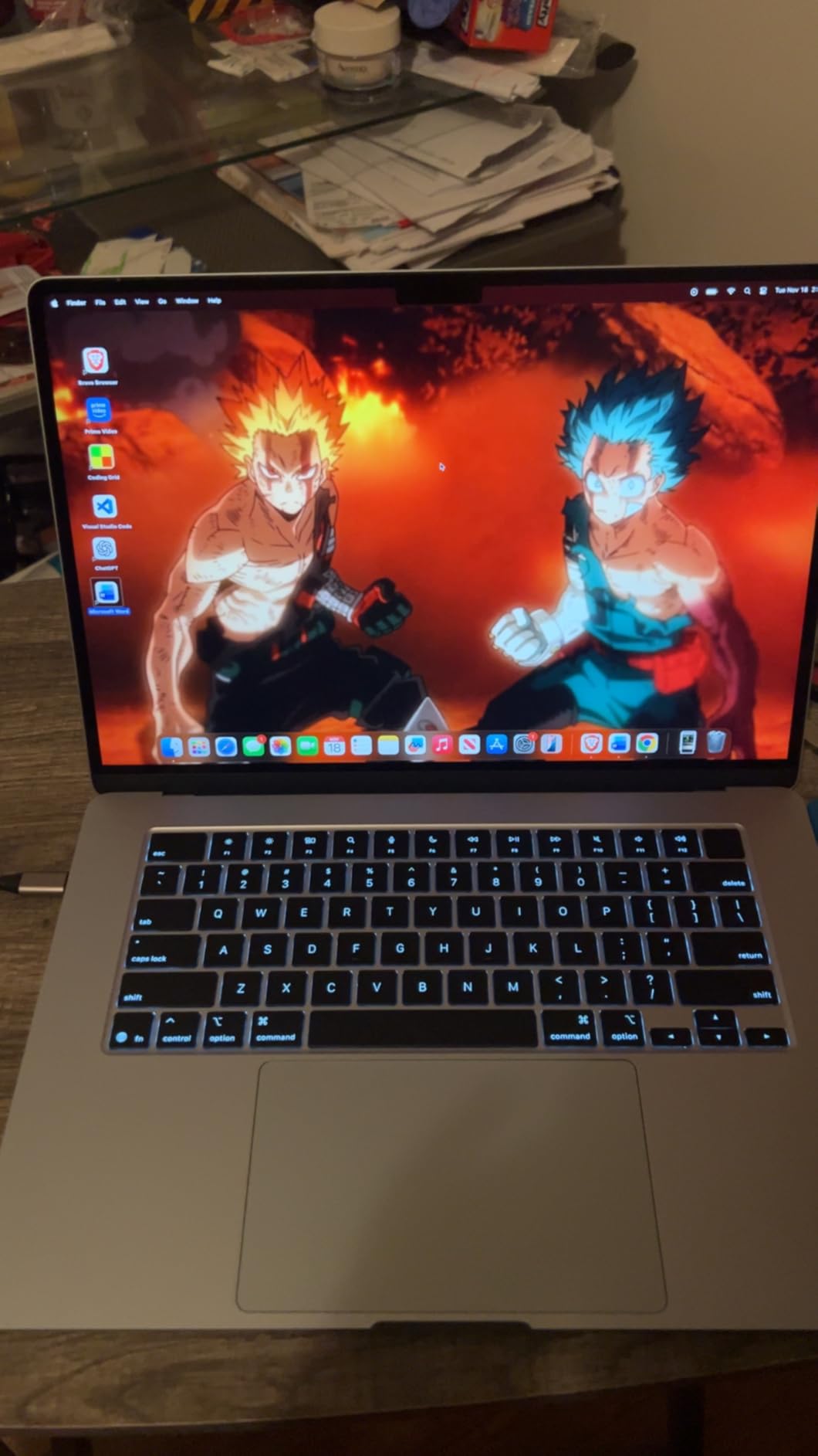 2025 MacBook Air 15-inch Laptop with M4 chip: Built for Apple Intelligence, 15.3-inch Liquid Retina Display, 16GB Unified Memory, 256GB SSD Storage, 12MP Center Stage Camera, Touch ID; Midnight Customer Review 2025 MacBook Air 15-inch Laptop with M4 chip: Built for Apple Intelligence, 15.3-inch Liquid Retina Display, 16GB Unified Memory, 256GB SSD Storage, 12MP Center Stage Camera, Touch ID; Midnight - Customer Photo 2