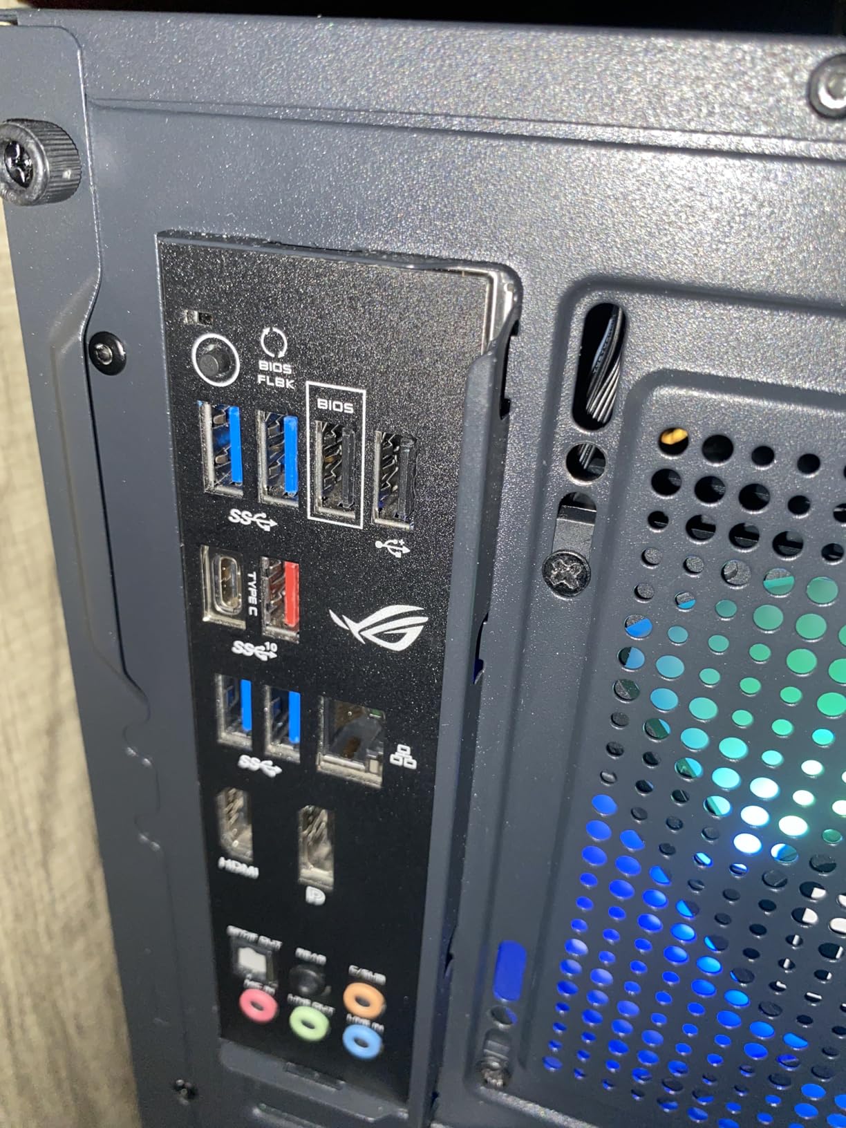 K6 PC Case - Pre-Installed 6 PWM ARGB Fan (3 x 120mm, 3 x 140mm), ATX Mid-Tower Gaming PC Case, with Type-C, FOIFKIN (Black, K6) - Customer Photo 3